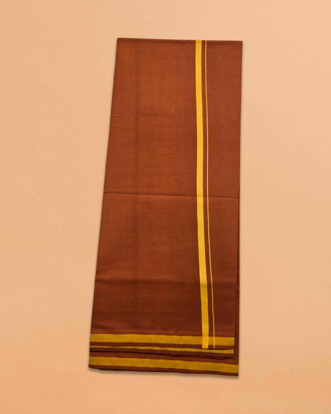 Fancy Ayyappan Dhoti - Kaavi
