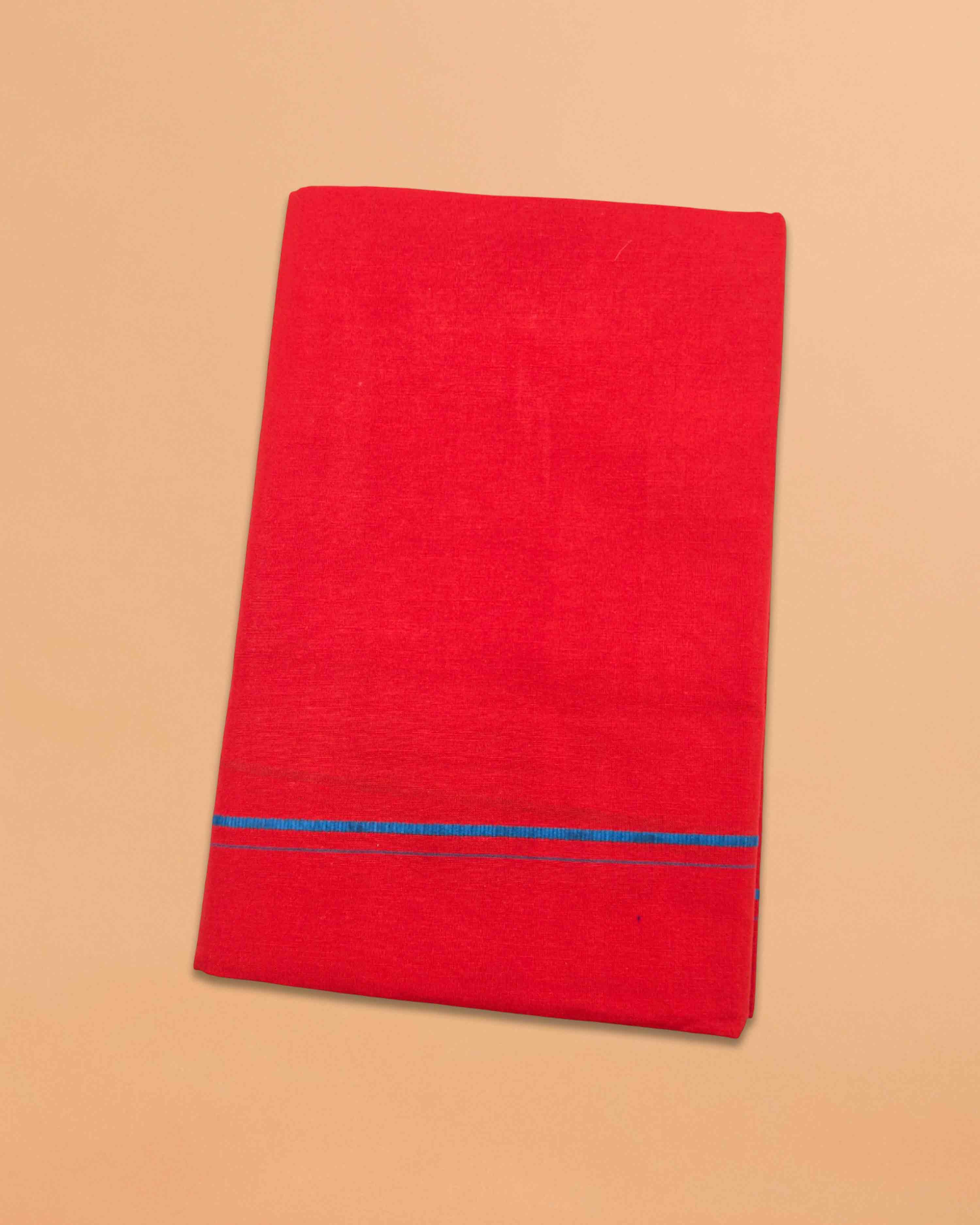 Fancy Ayyappan Dhoti - Red