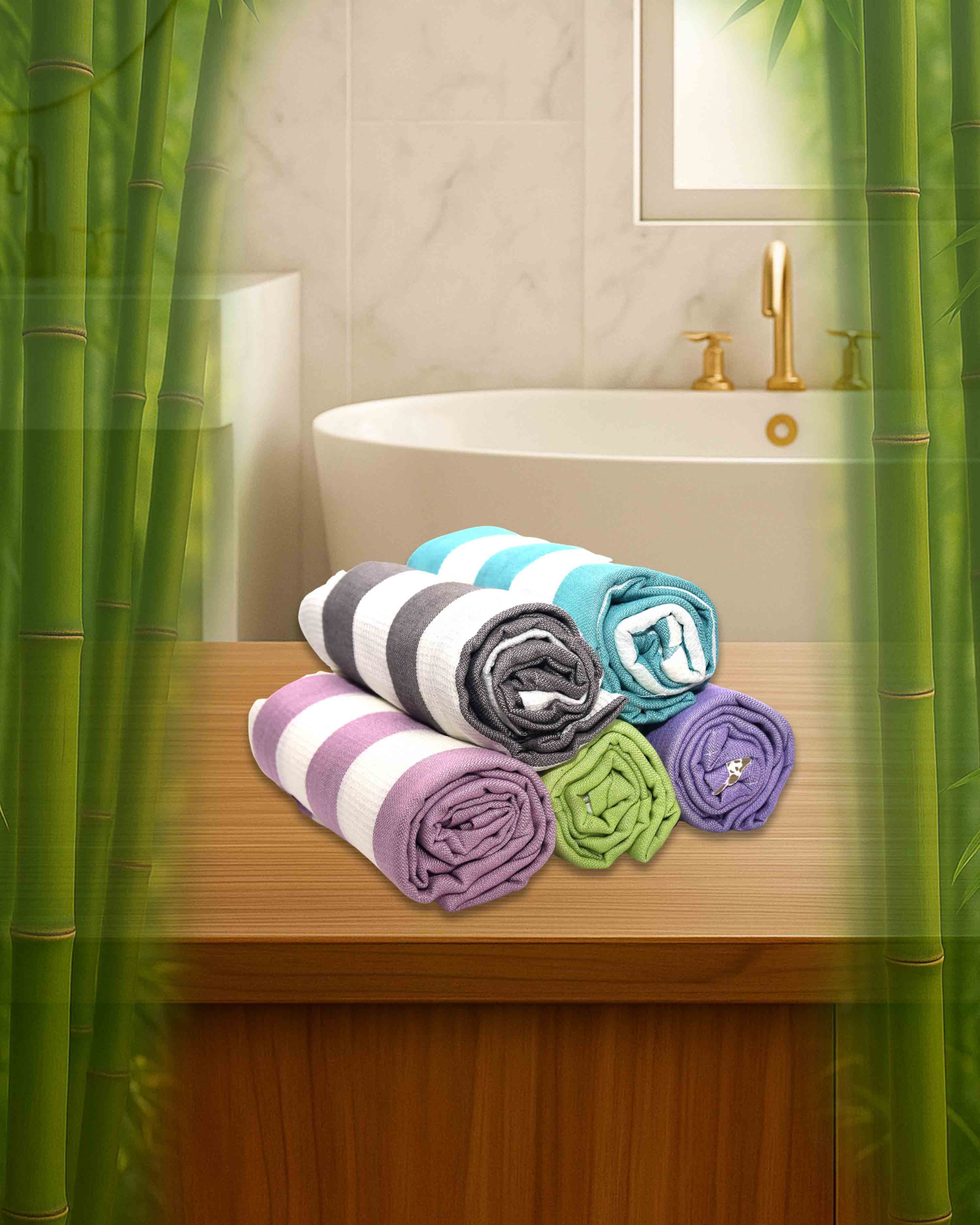 Bamboo Bath Towel Ultra Soft & Quick Absorbent