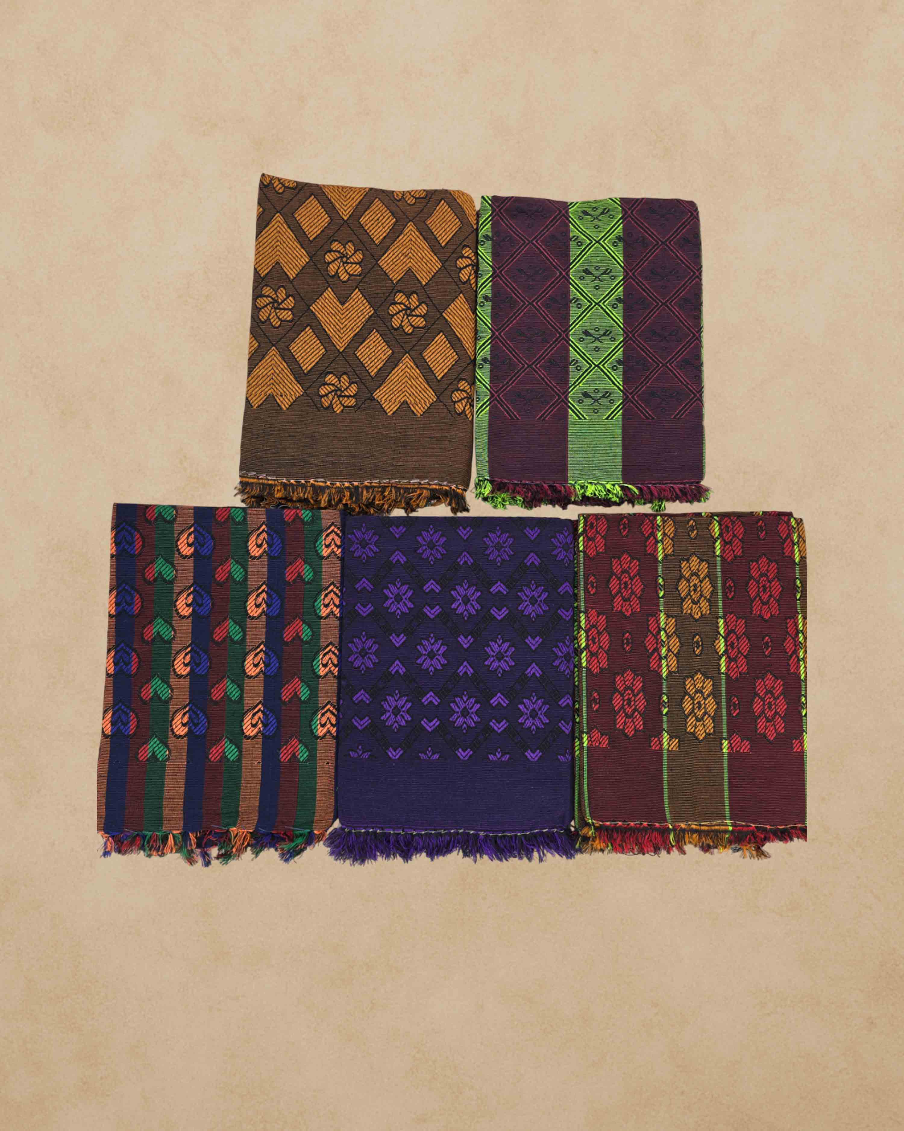 Single Size Pure Cotton Solapur Chaddar/Cotton Bedsheet for All Weather, Daily Use (60x90 Inch)
