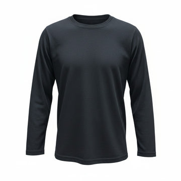 Boy's Regular Fit T-Shirt  Plain Casual Wear Round Neck Premium Cotton Kids T-Shirts Full Sleeve Round Neck for Boys and Girls