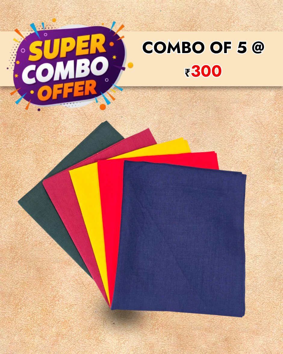 Blouse pure Cotton 5 pcs (1 meter)
