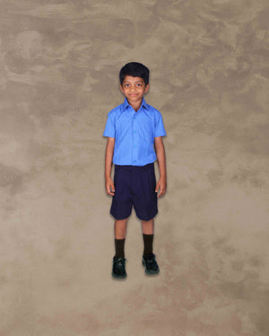 School Uniform for kids | Formal Uniform Shirts for Boys | Readymade Stitched Shirt for Students-Blue Shirt