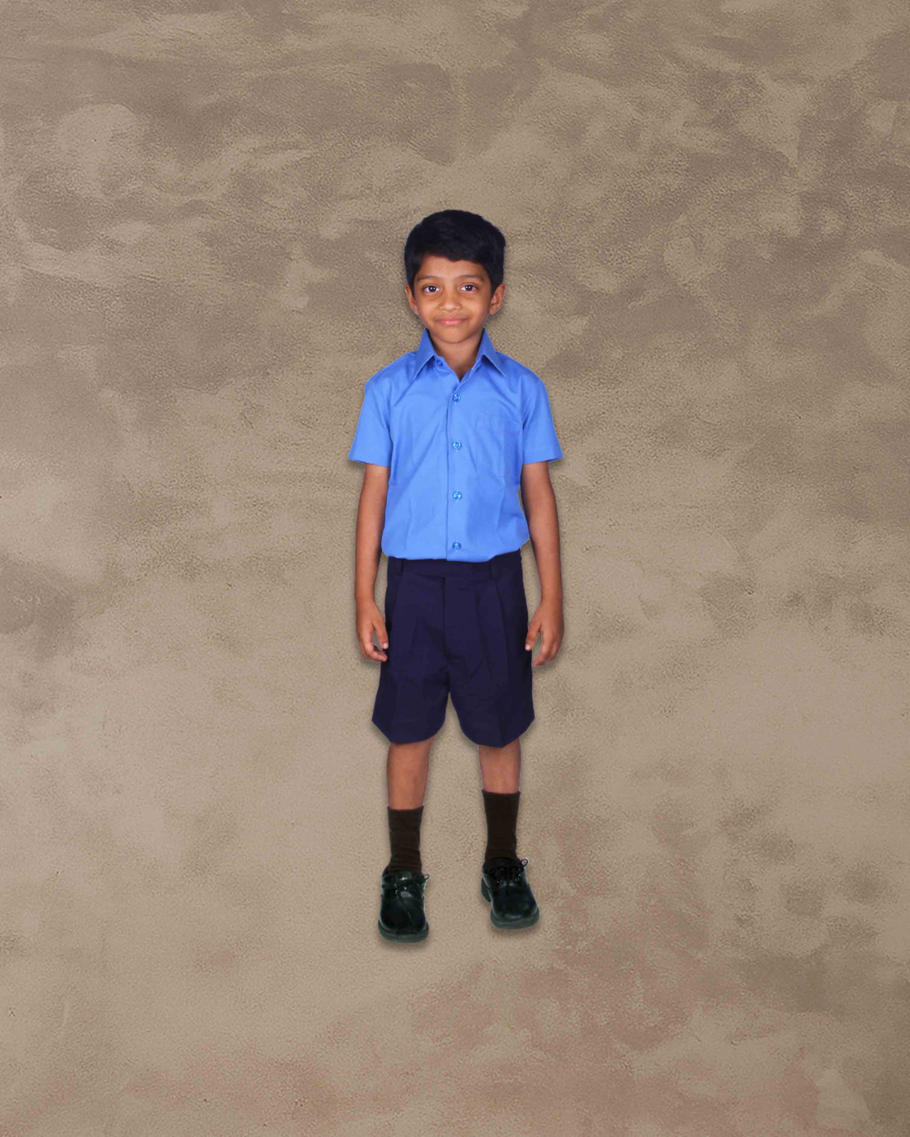School Uniform for kids | Formal Uniform Shirts for Boys | Readymade Stitched Shirt for Students-Blue Shirt