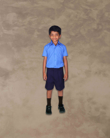 School Uniform for kids | Formal Uniform Shirts for Boys | Readymade Stitched Shirt for Students-Blue Shirt