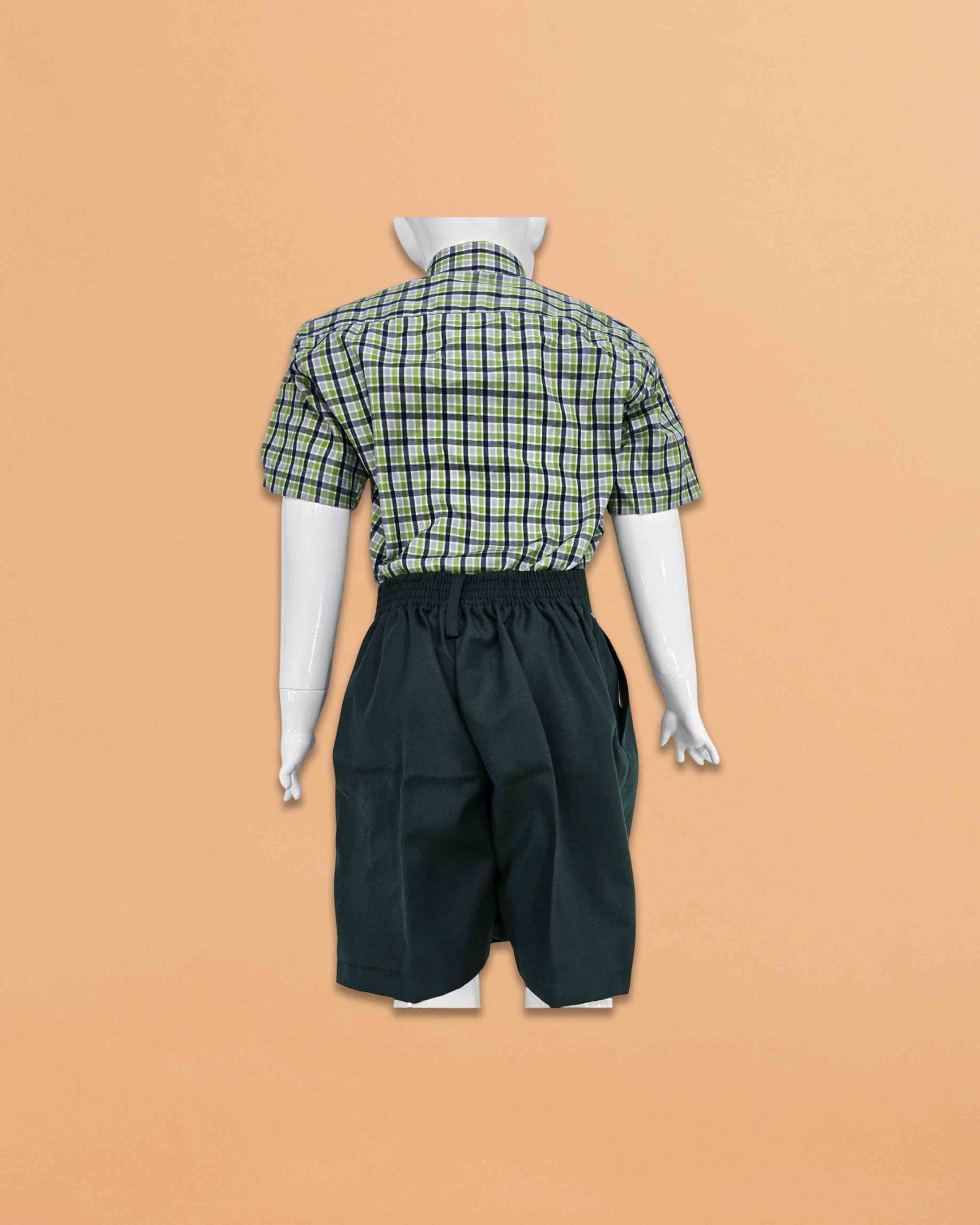 School Uniform - Pant for Boys, Cotton Shorts, Elastic Waist Half Pants, Regular Fit Sports Shorts