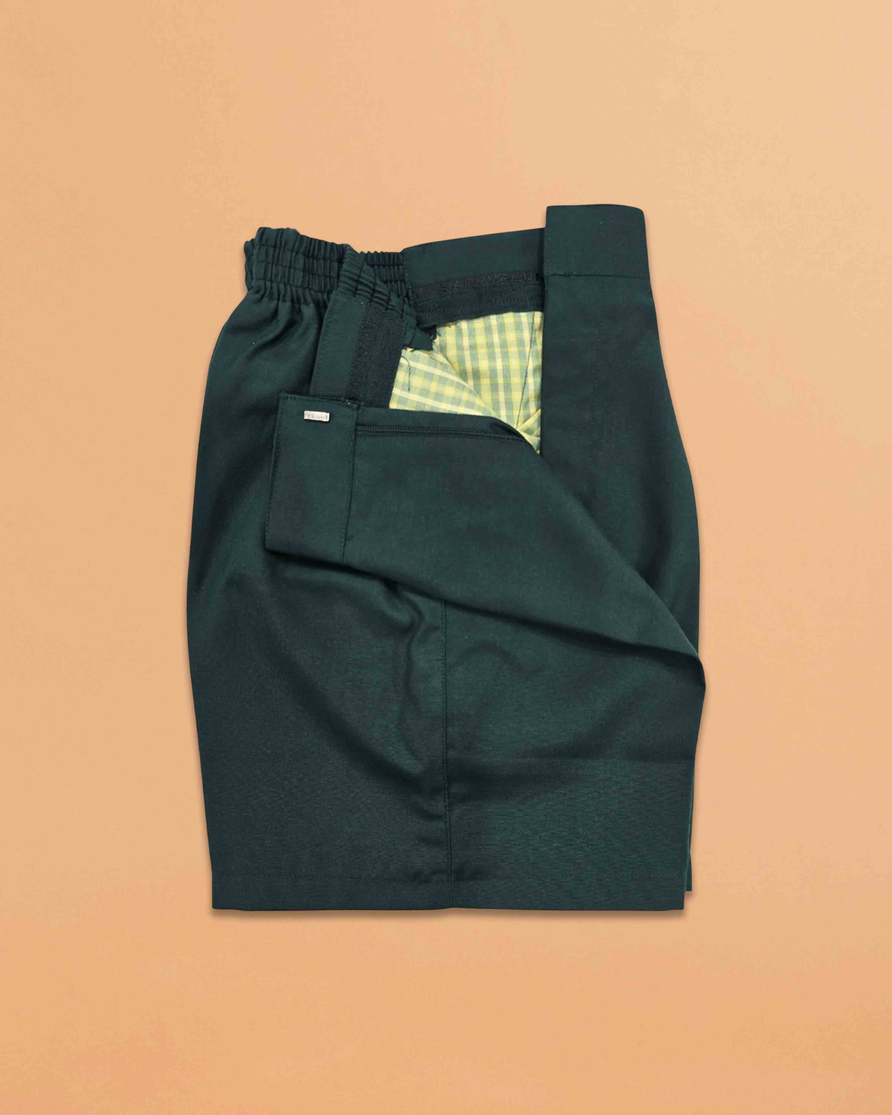 School Uniform - Pant for Boys, Cotton Shorts, Elastic Waist Half Pants, Regular Fit Sports Shorts