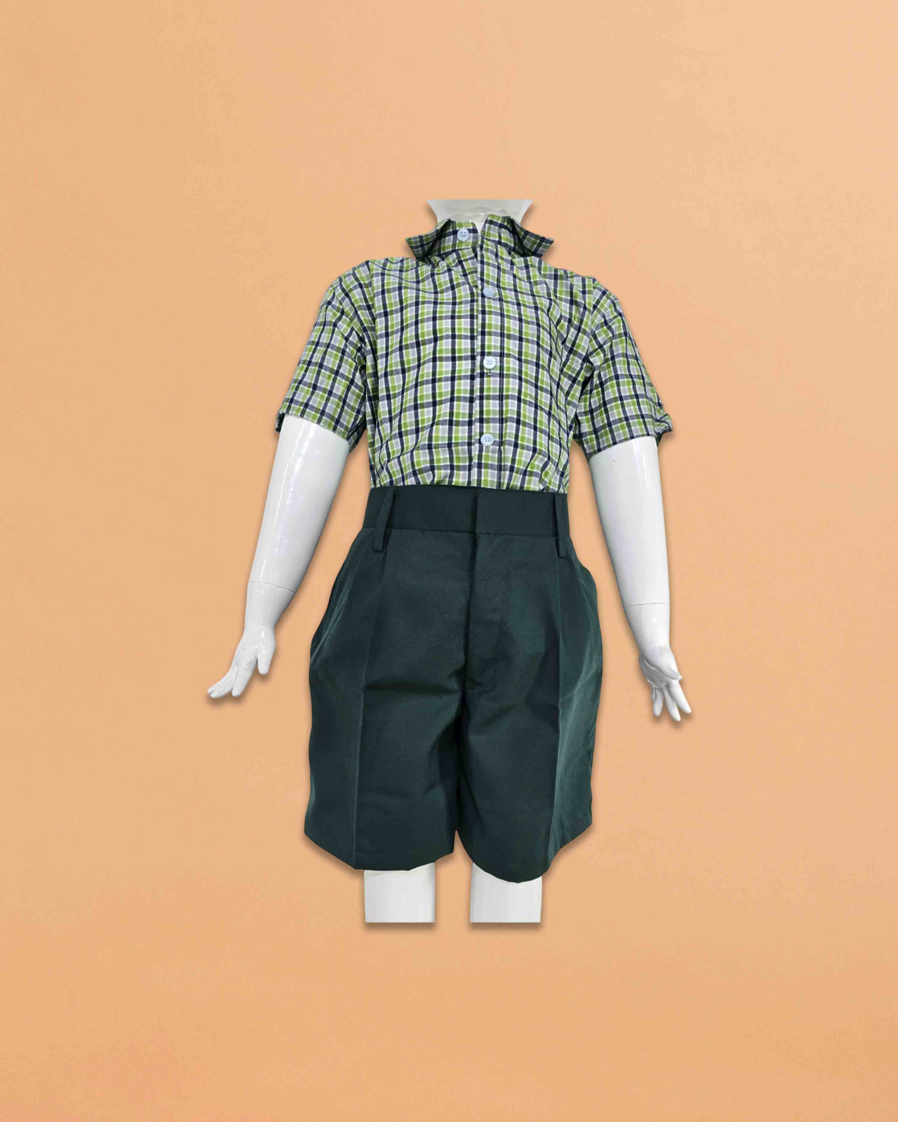 School Uniform - Pant for Boys, Cotton Shorts, Elastic Waist Half Pants, Regular Fit Sports Shorts