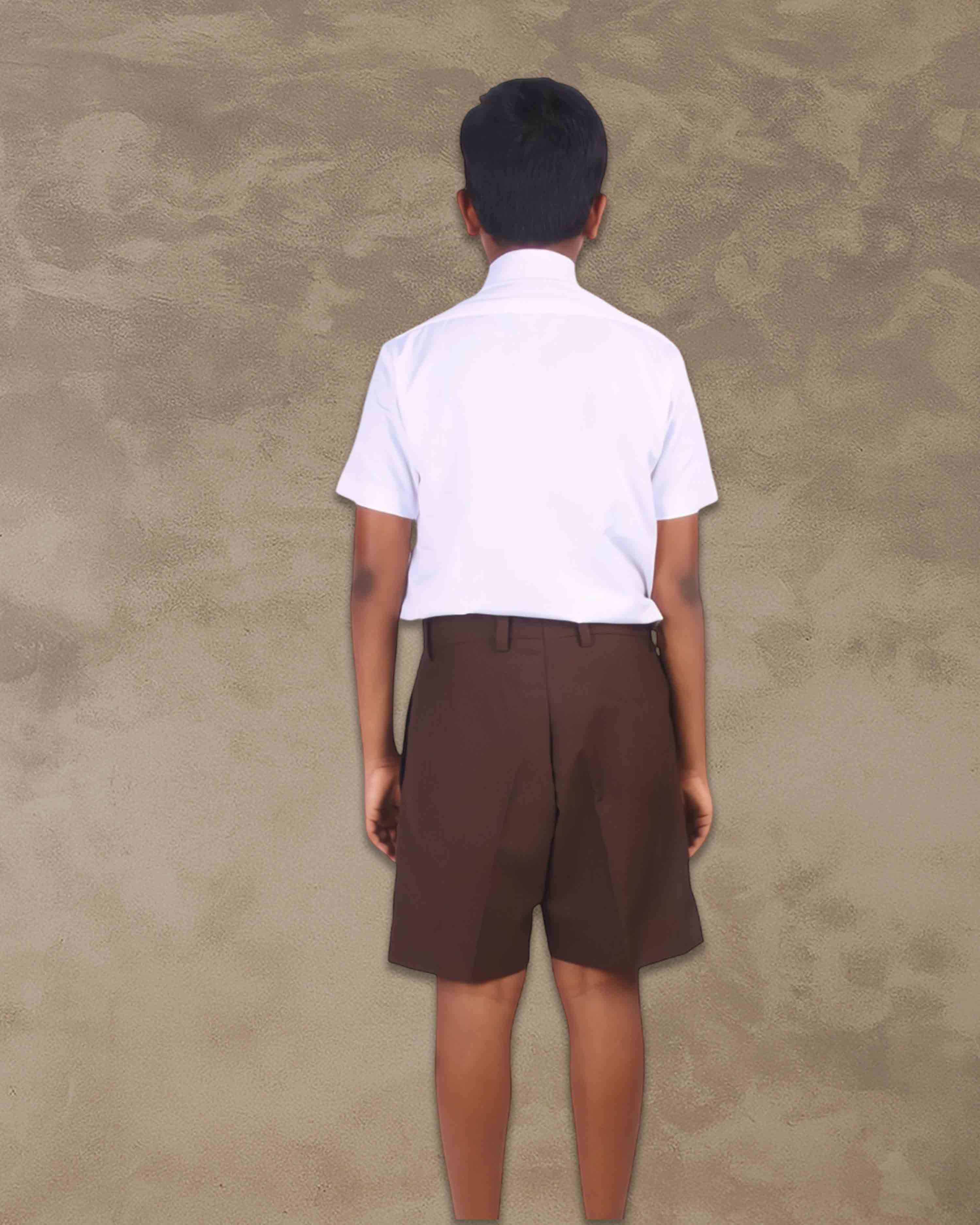 School Uniform - Pant for Boys, Cotton Shorts, Elastic Waist Half Pants, Regular Fit Sports Shorts