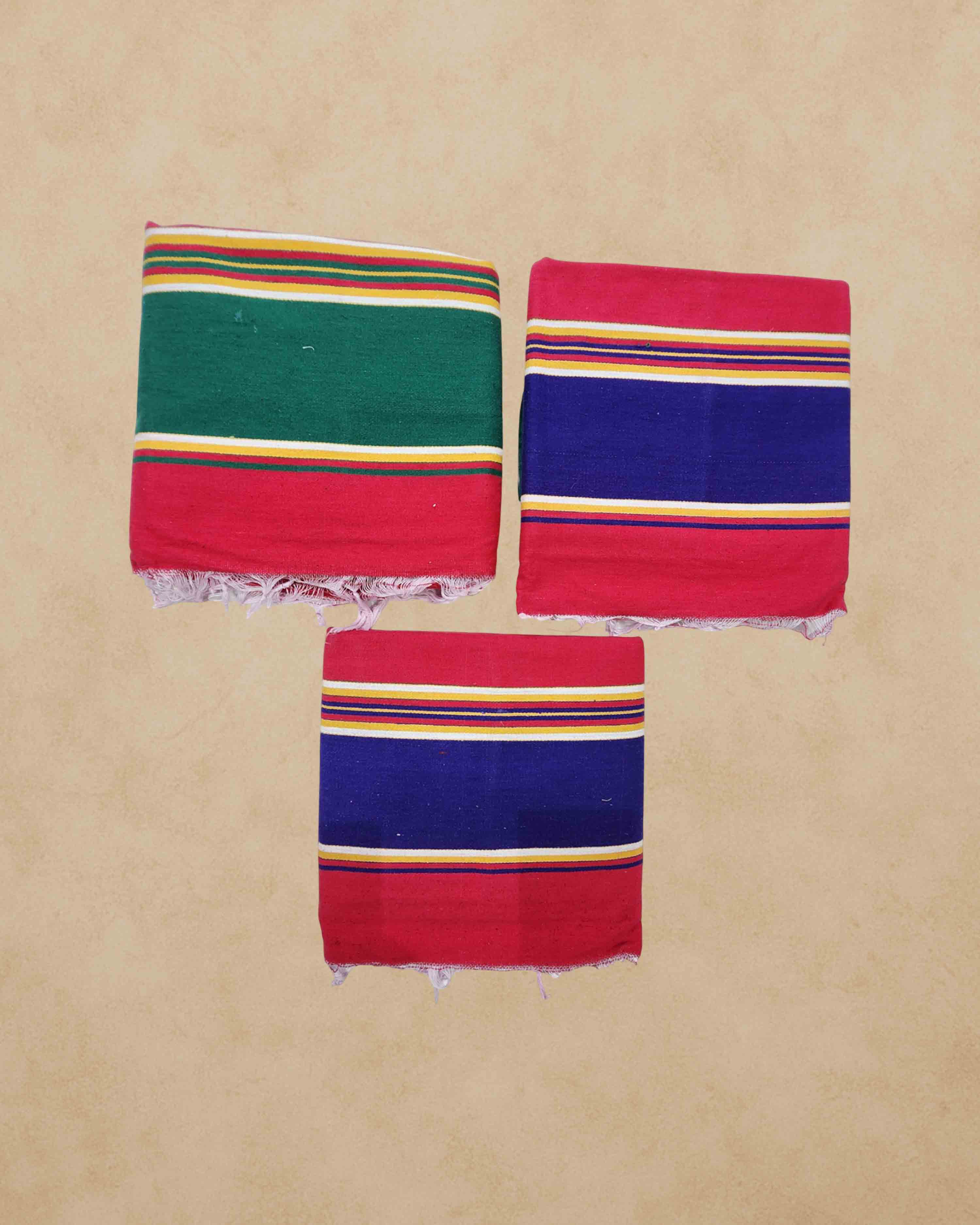 Bhavani Solapuri Cotton Carpet Jamakkalam/Carpet/Rug/Yoga mat/Galicha/Dari/Satranji/Multicolour-pack