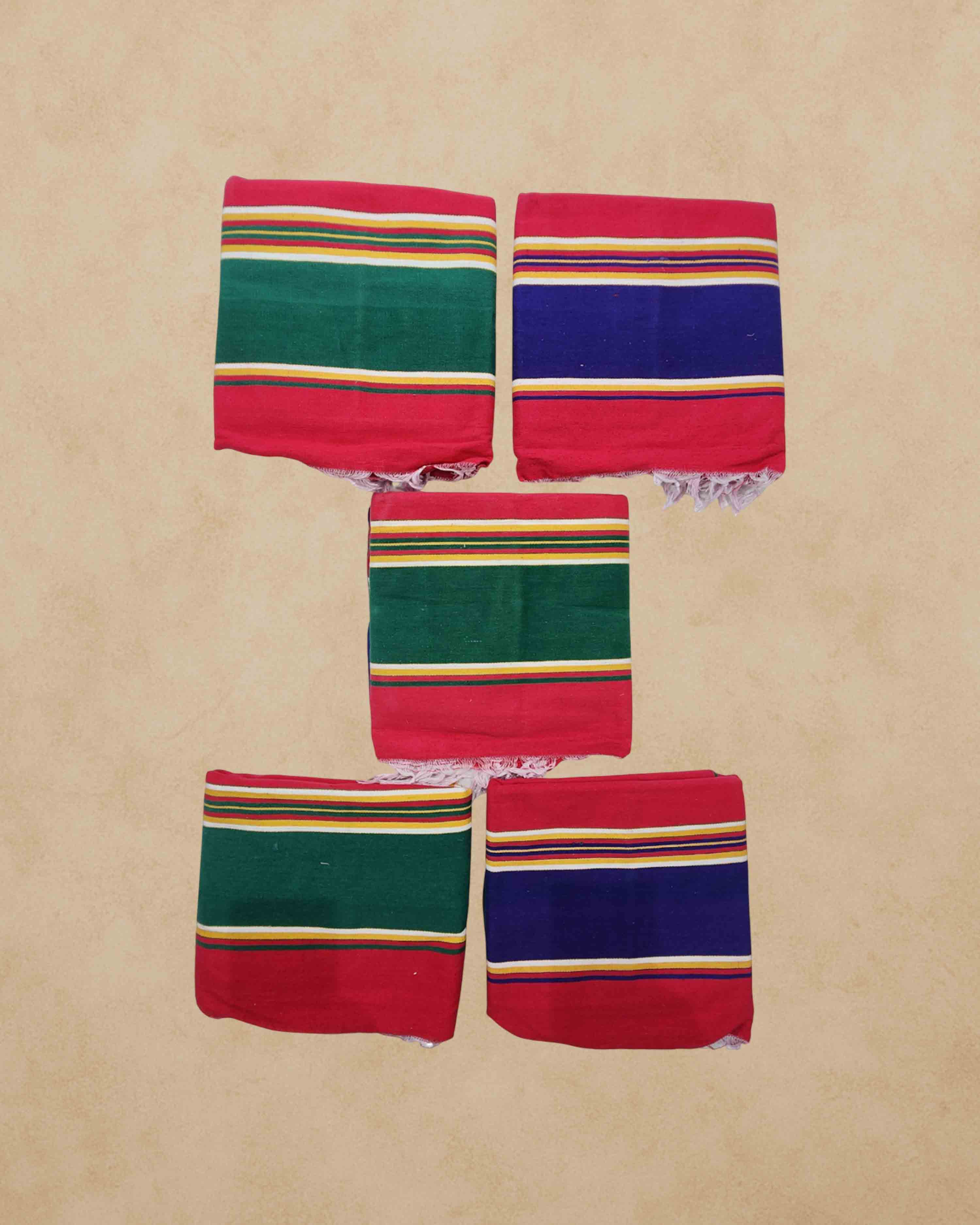Bhavani Solapuri Cotton Carpet Jamakkalam/Carpet/Rug/Yoga mat/Galicha/Dari/Satranji/Multicolour-pack