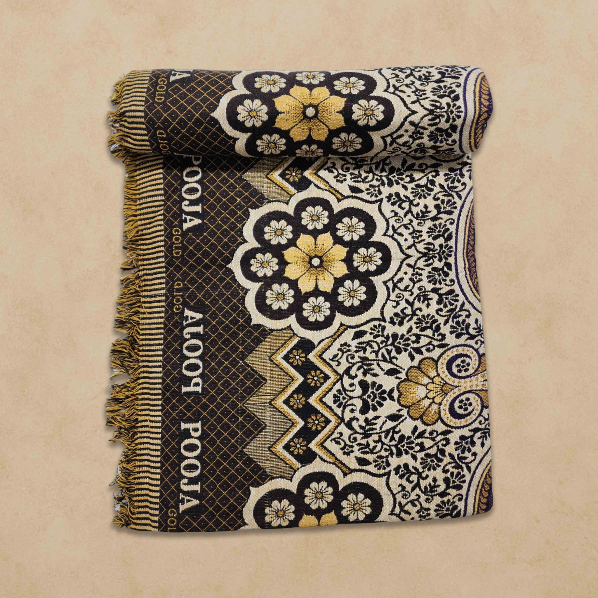 Cotton 300 TC SOLAPUR CHADDAR Blanket King Size (72" X 100"_ Multicolor)