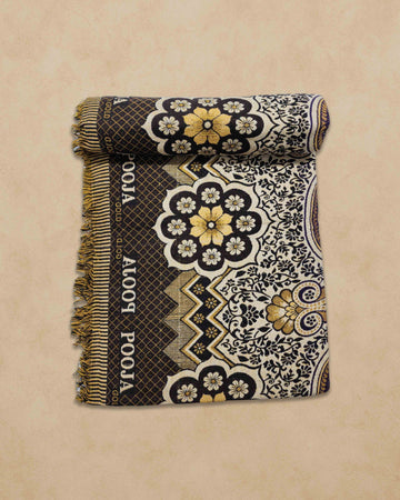 Cotton 300 TC SOLAPUR CHADDAR Blanket King Size (72" X 100"_ Multicolor)
