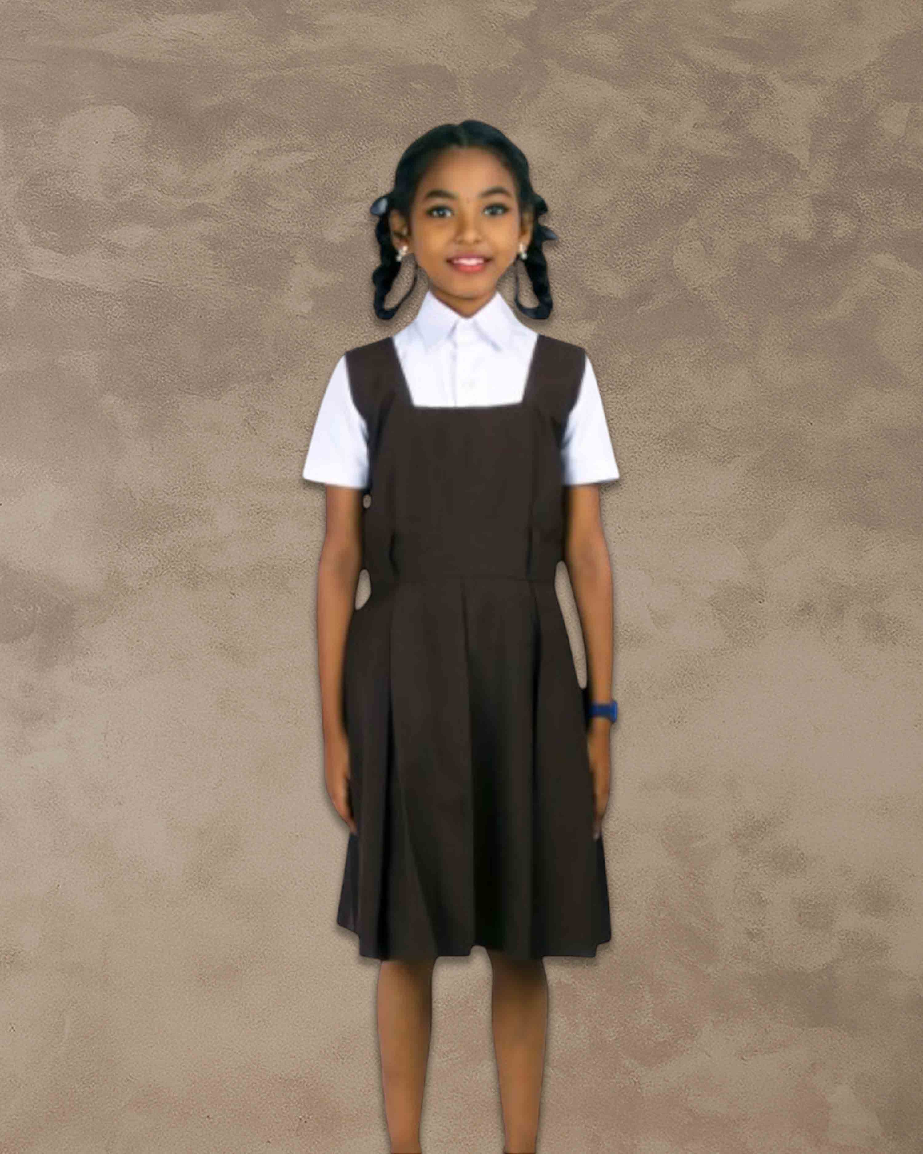 Girls School Uniform Penniform Dress, School Uniform, Readymade Stitched, Regular Fit for Girls