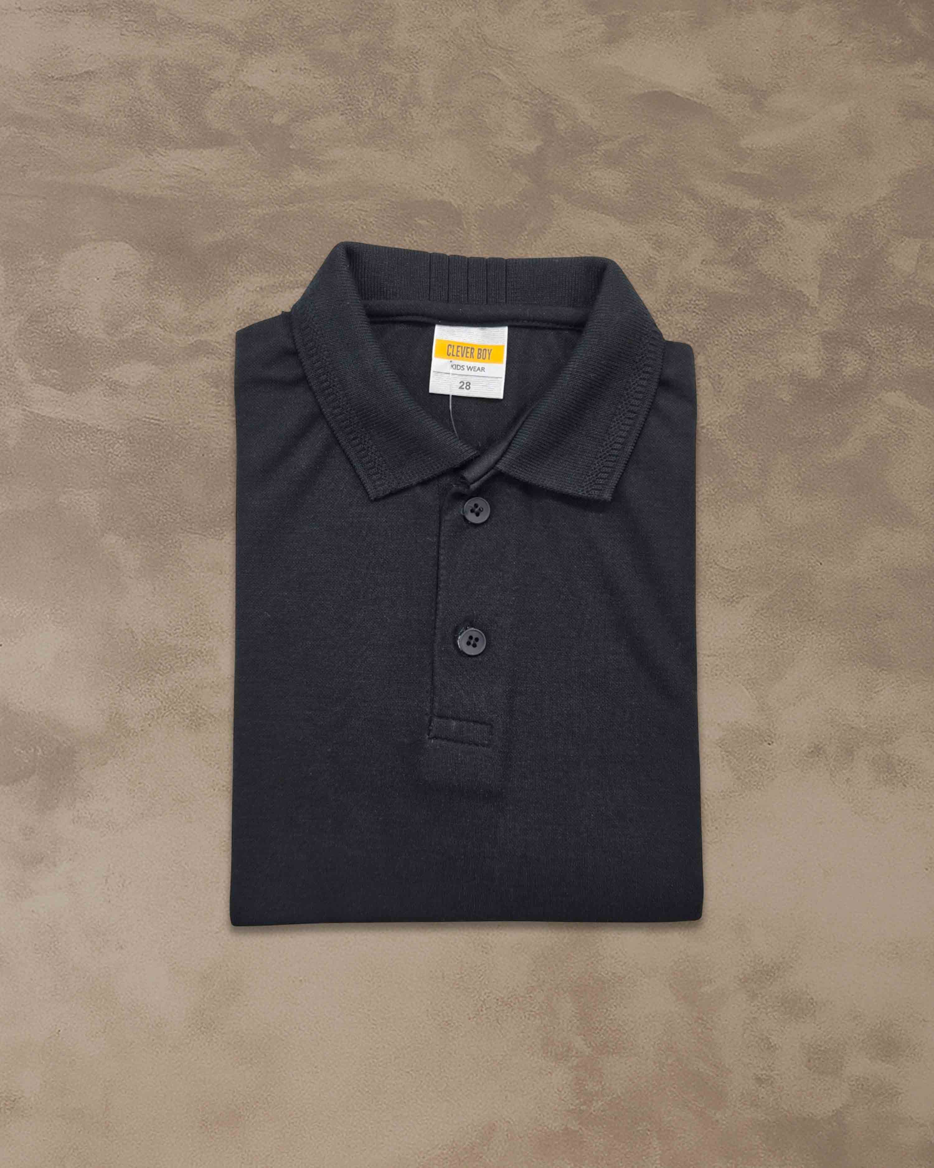 Boy's Regular Fit T-Shirt Plain Casual Wear Half Sleeve Collar Neck Premium Cotton Kids T-Shirts for Boys and Girls
