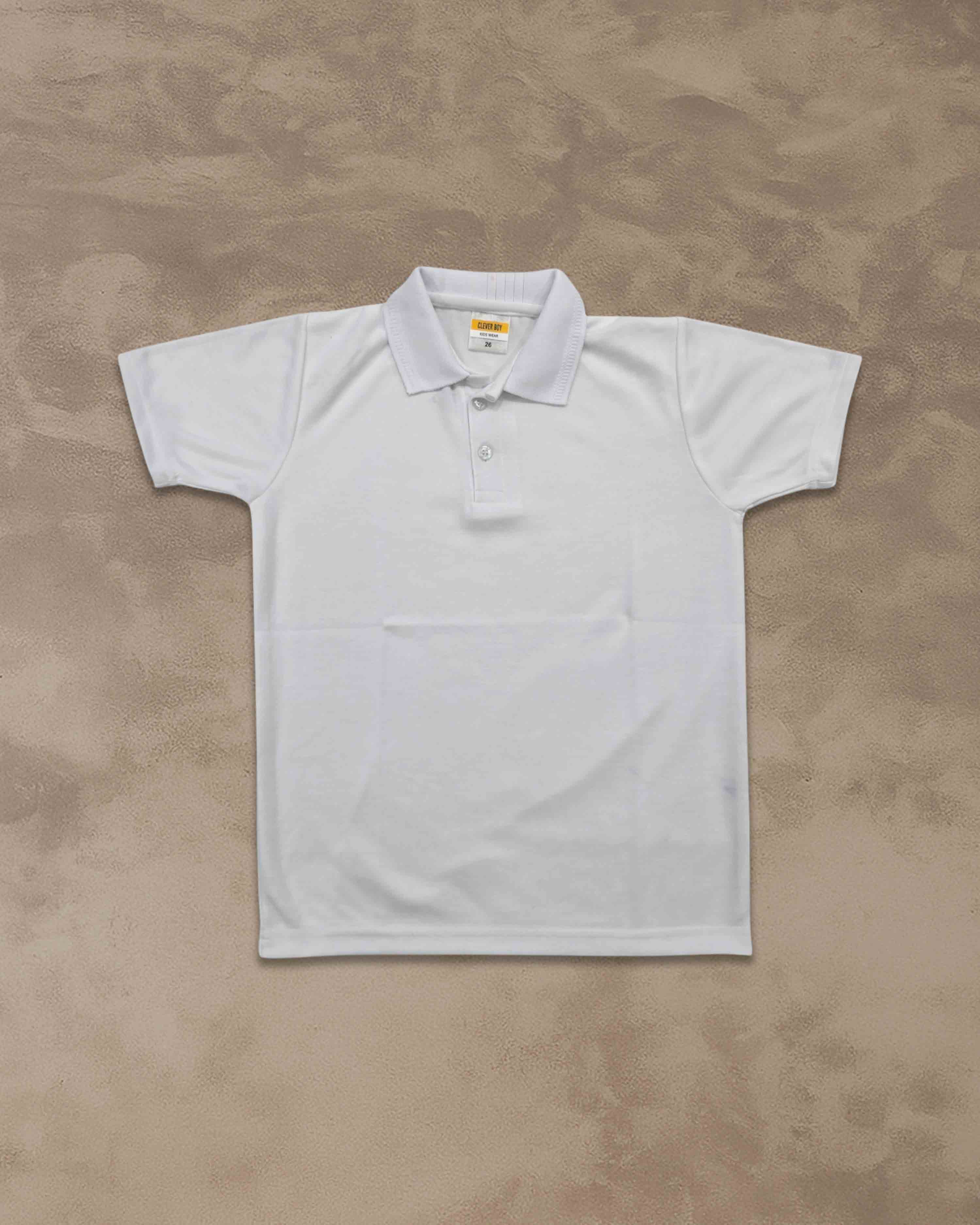 Boy's Regular Fit T-Shirt Plain Casual Wear Half Sleeve Collar Neck Premium Cotton Kids T-Shirts for Boys and Girls