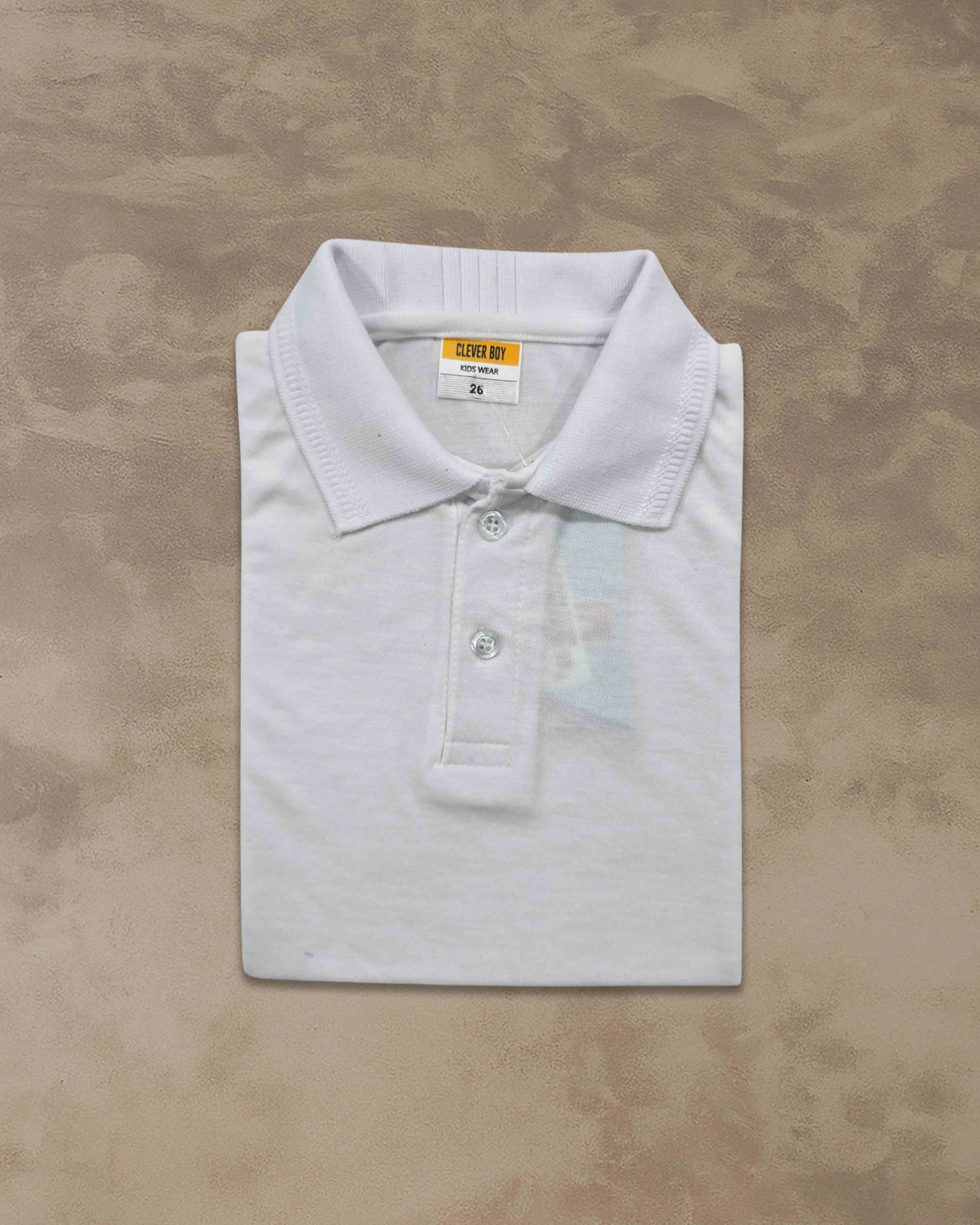 Boy's Regular Fit T-Shirt Plain Casual Wear Half Sleeve Collar Neck Premium Cotton Kids T-Shirts for Boys and Girls