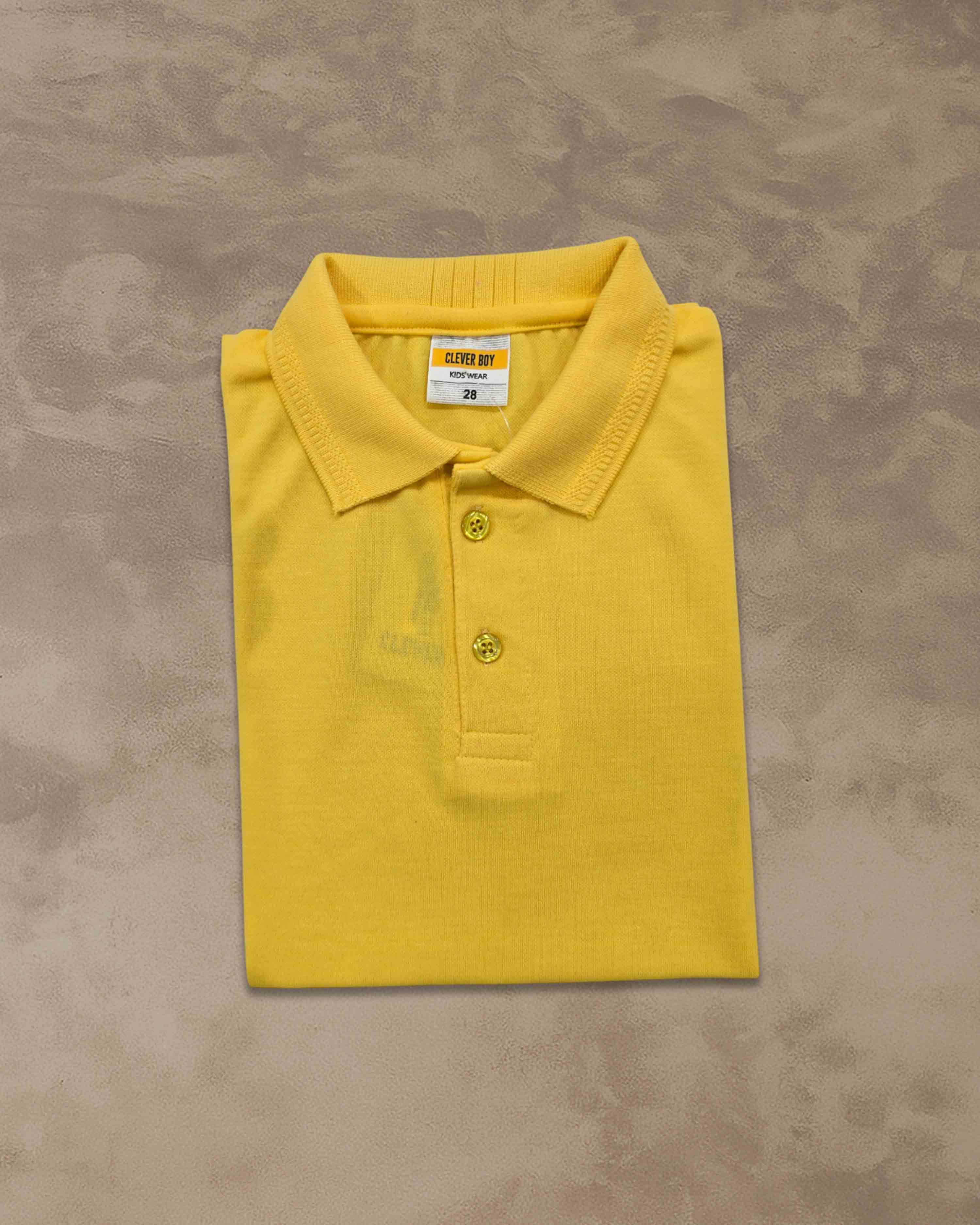Boy's Regular Fit T-Shirt Plain Casual Wear Half Sleeve Collar Neck Premium Cotton Kids T-Shirts for Boys and Girls
