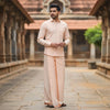 Combo of Shirt and Dhoti | Traditional Wedding Set for Men Full sleeve - Copper