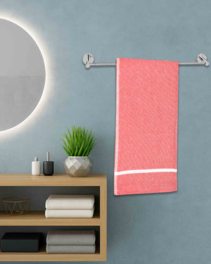 Kerala Traditional Cotton Bath Towel/Thorthu | Light Weight Kerala Thorth & Stitched Towels for Men | (30 X 65 CM, Large Size) Plain Pattern Towels(Multicolor)