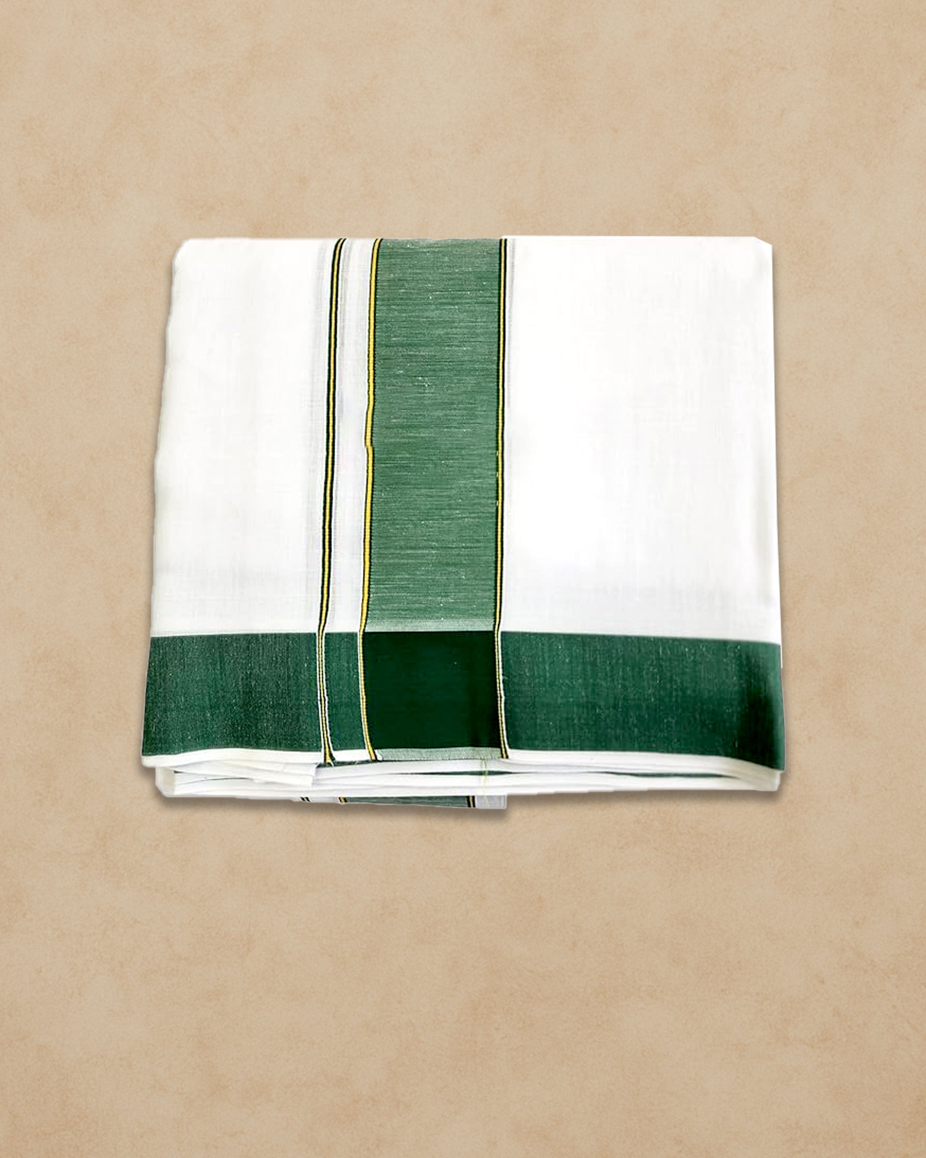 Panchakacham Dhoti (9x5), (10x6) - Dark Green