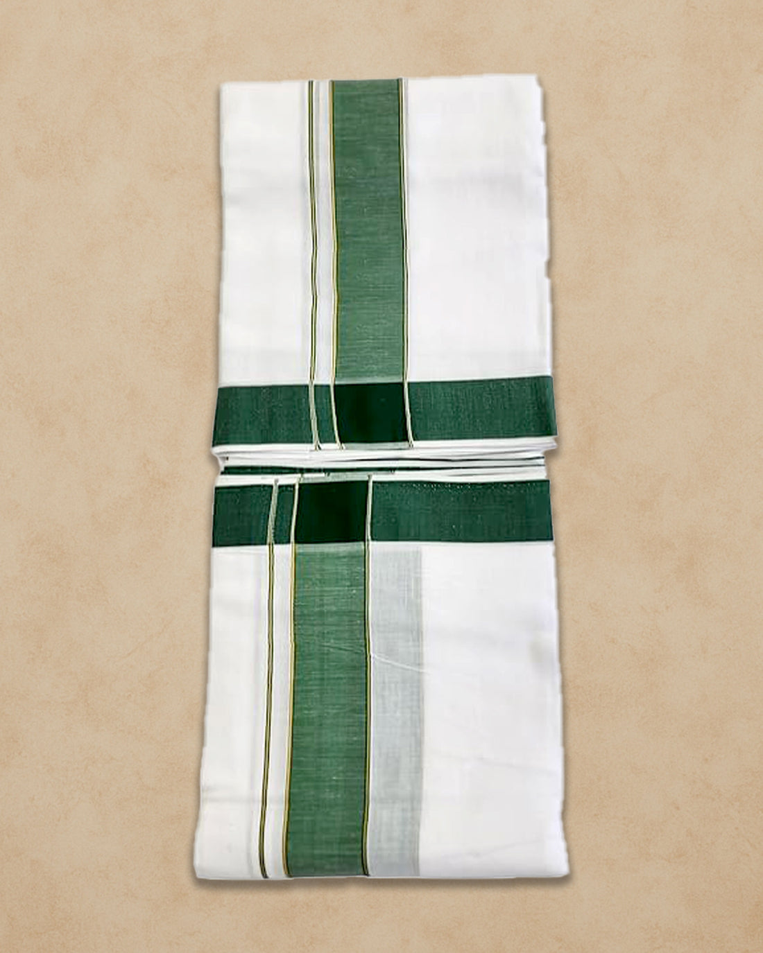 Panchakacham Dhoti (9x5), (10x6) - Dark Green