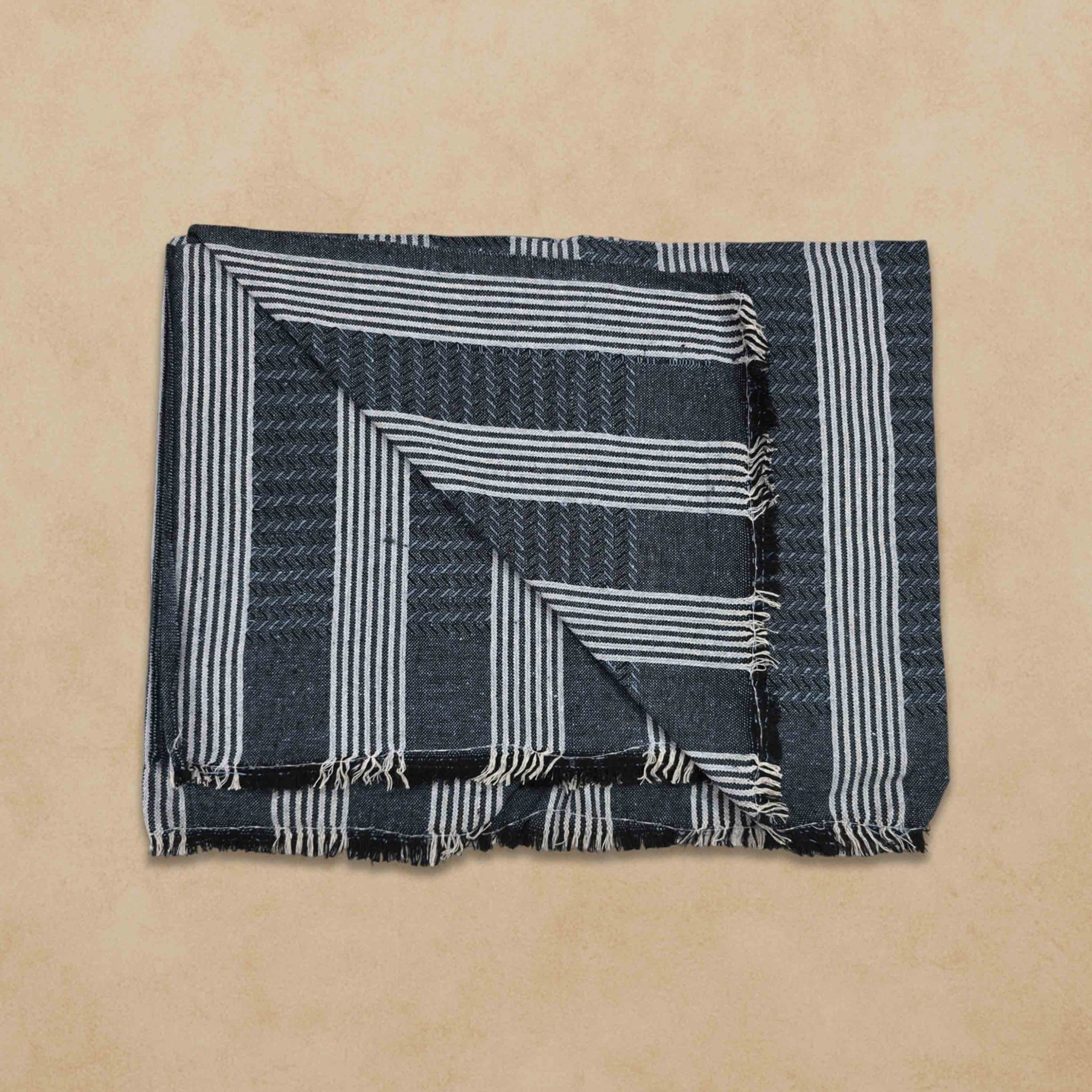 Delax bedsheet Single Size Pure Cotton Blanket for Daily Use | Soft Light-Weight Bed Blanket | Throw and Fancy Design Blanket for All Weather (60 X 90 Inch, Multicolor Stripes)