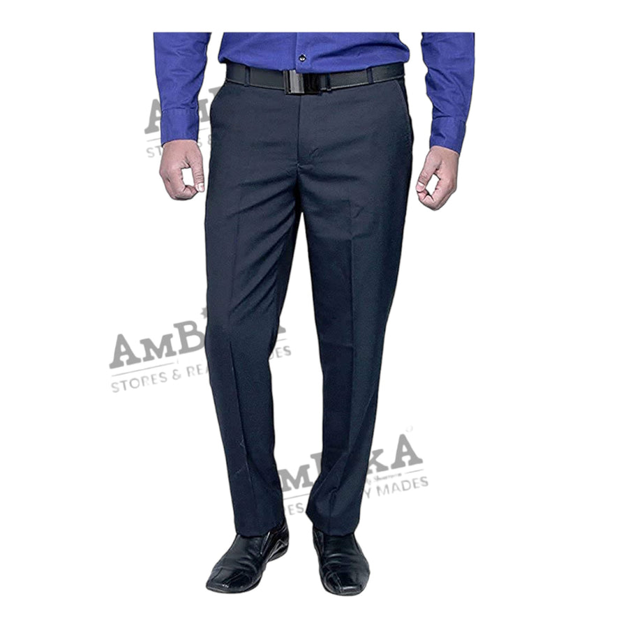 Men's Formal Trousers (Pack of 3) [BLACK,COBALT,GREY]