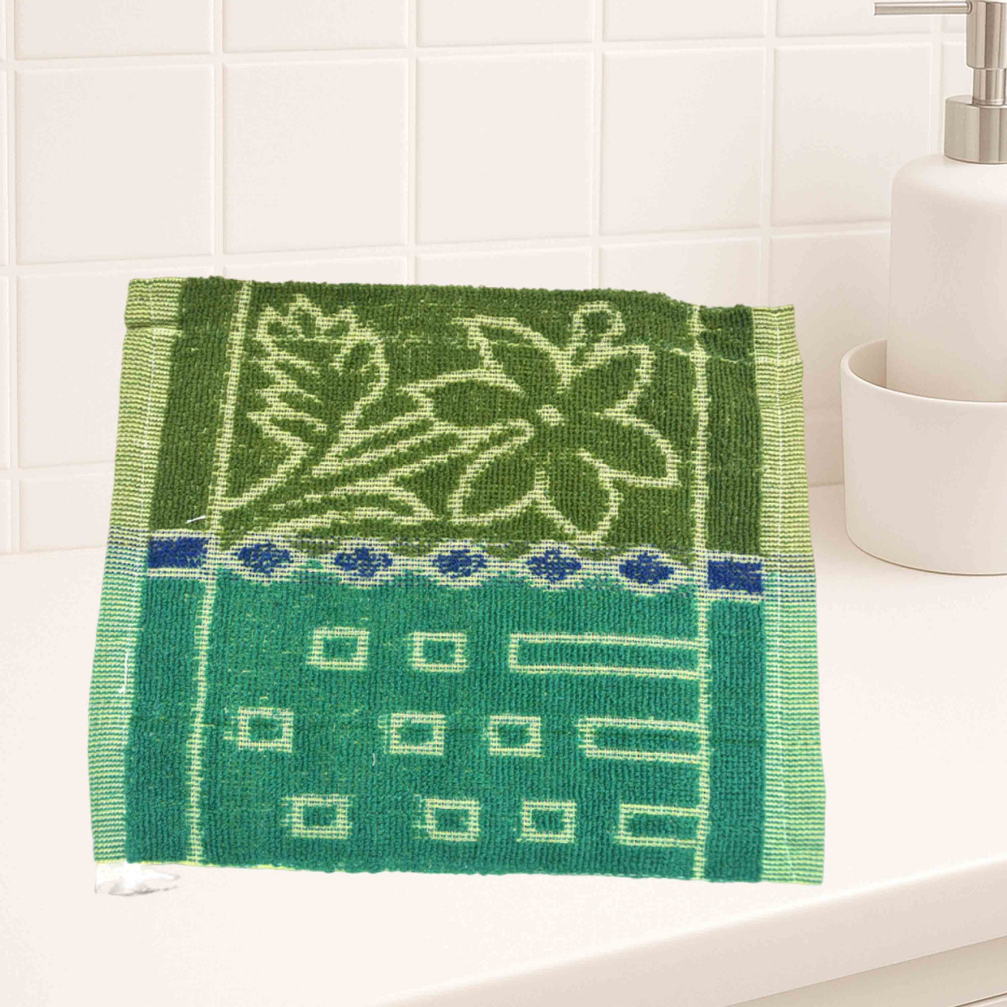 Pure Cotton Hand Towels 10 * 10 Inches