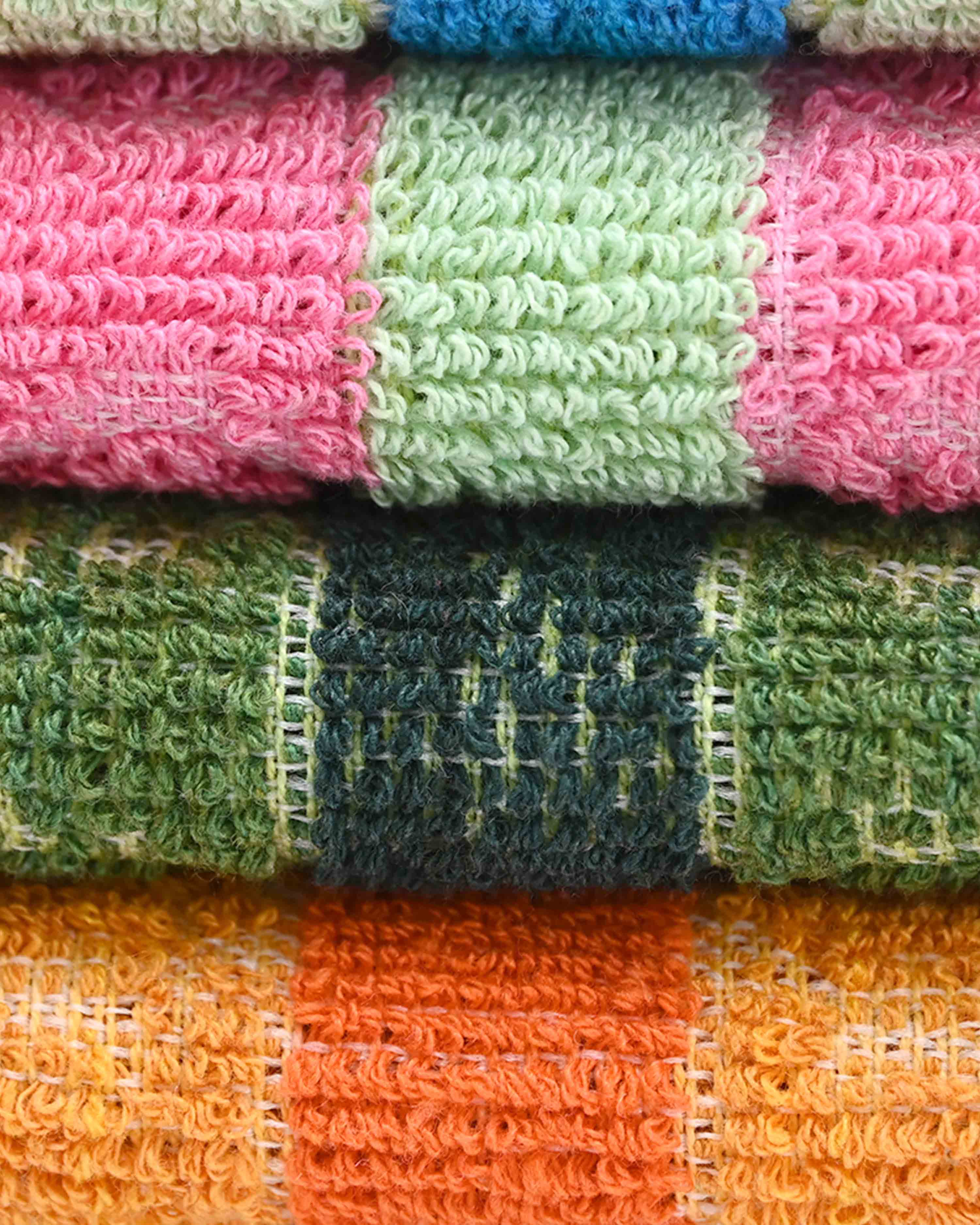 Cotton Striped Hand Towels High Absrobent Enjoy Towels (Multi Color)