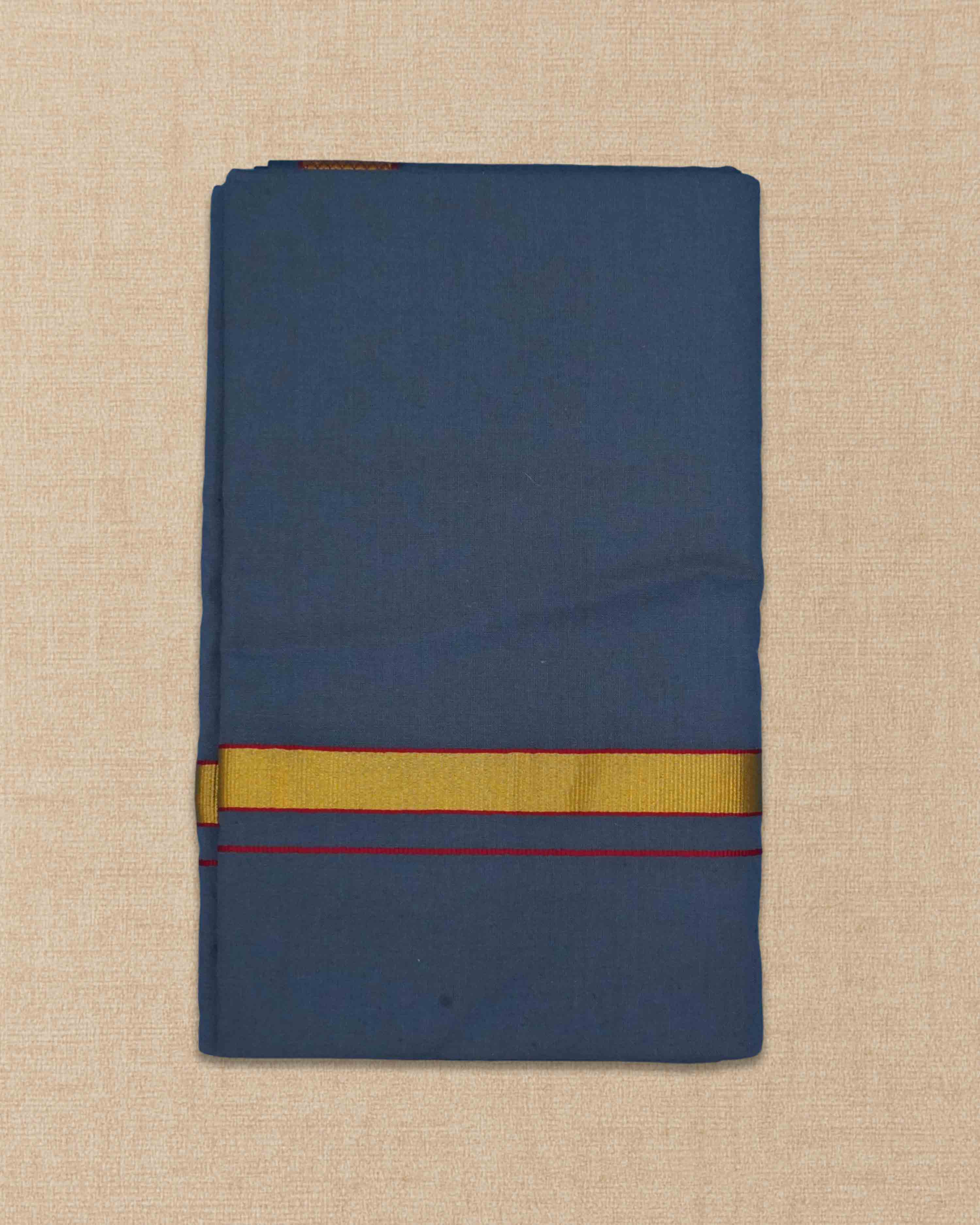 Mens Colour Jari Cotton dhoti for Pooja | 2 Meter Dhoti Activ