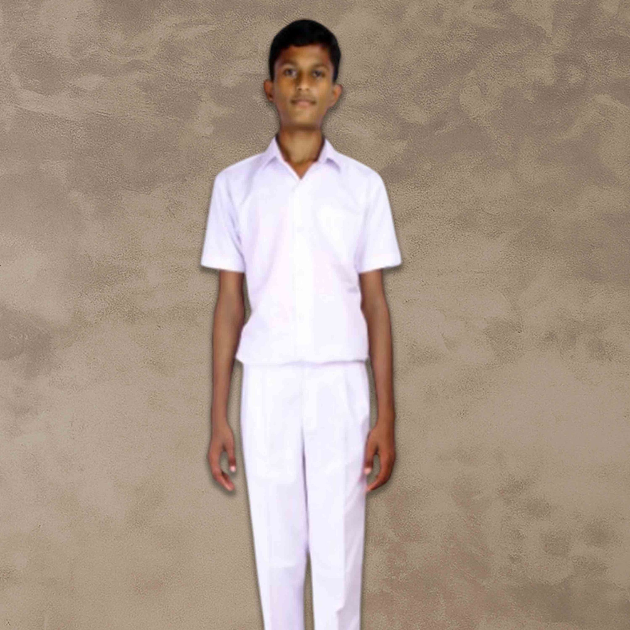 School Uniform - Pant for Boys - white