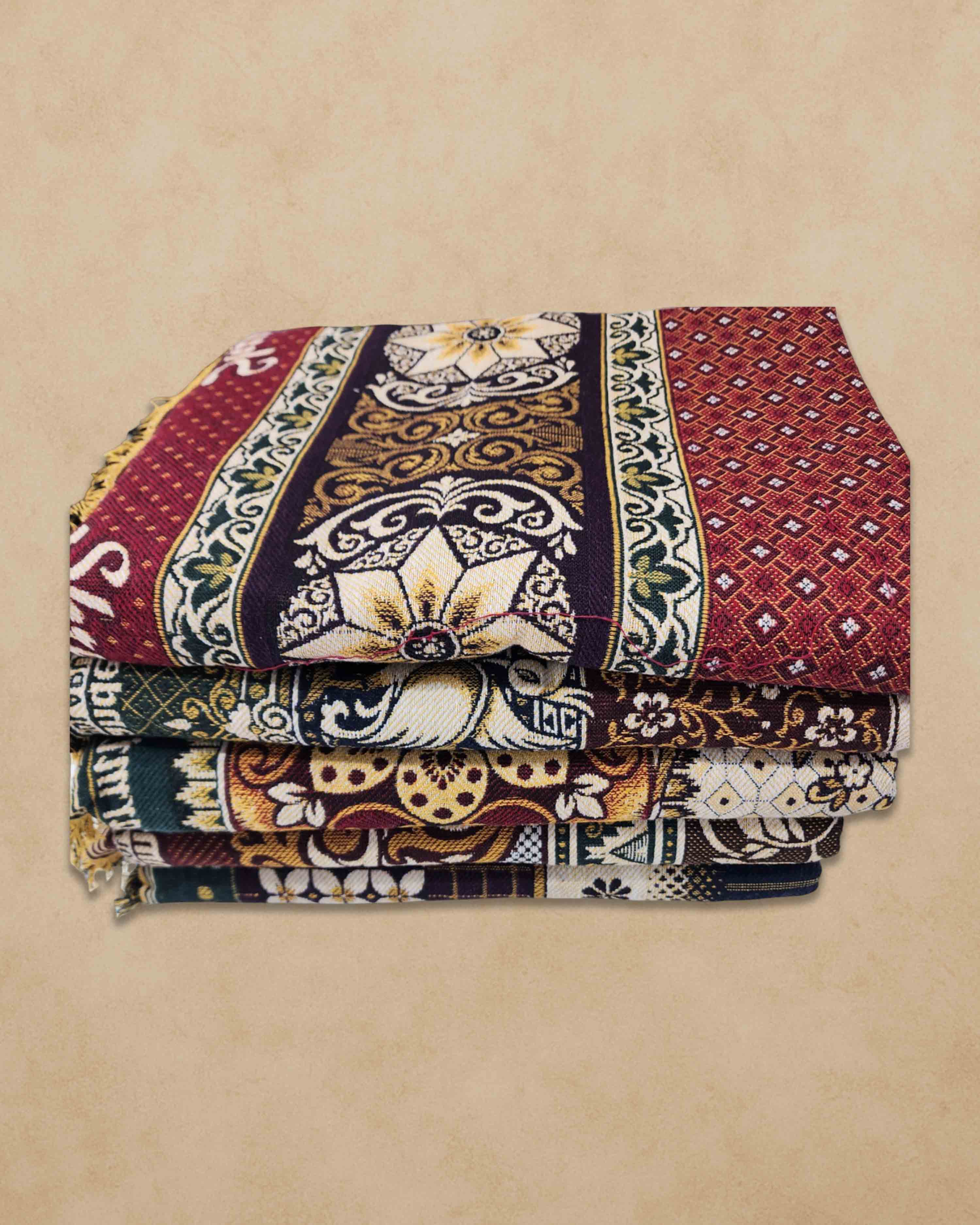 Cotton 300 TC SOLAPUR CHADDAR Blanket (60" X 90"_ Multicolor) Used As Blanket, BedSheet and Travel