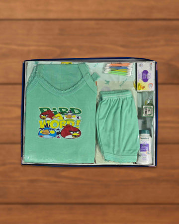 Premium Gift Set for New Born Baby Boy & Girl (0-6 Month, Pack of 6) Multi Color, Skin Friendly, Festive Pack, Bath & Skin Care Gift Pack