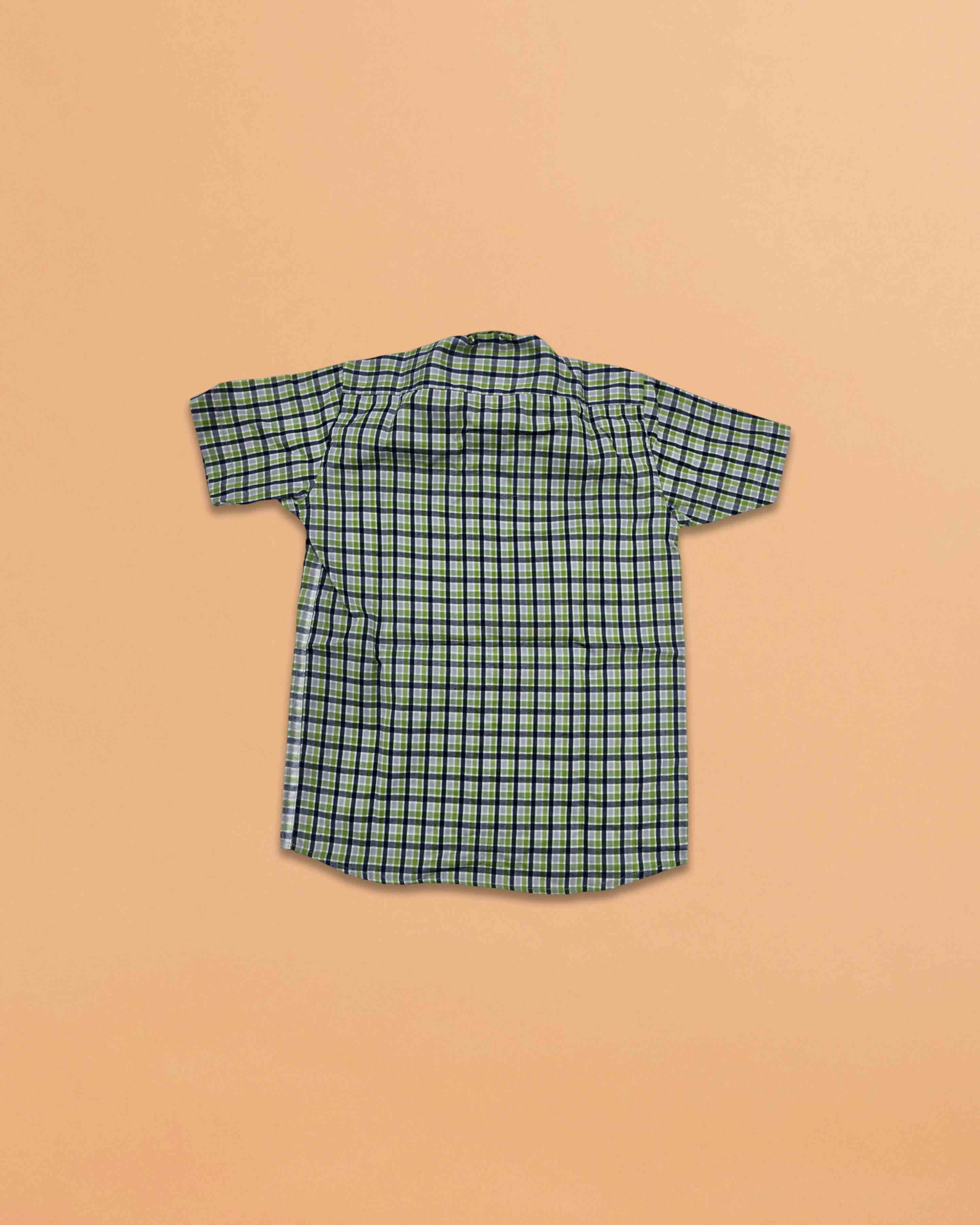 School Uniform for kids | Formal Uniform Shirts for Boys | Readymade Stitched Shirt for Students-Green Shirt