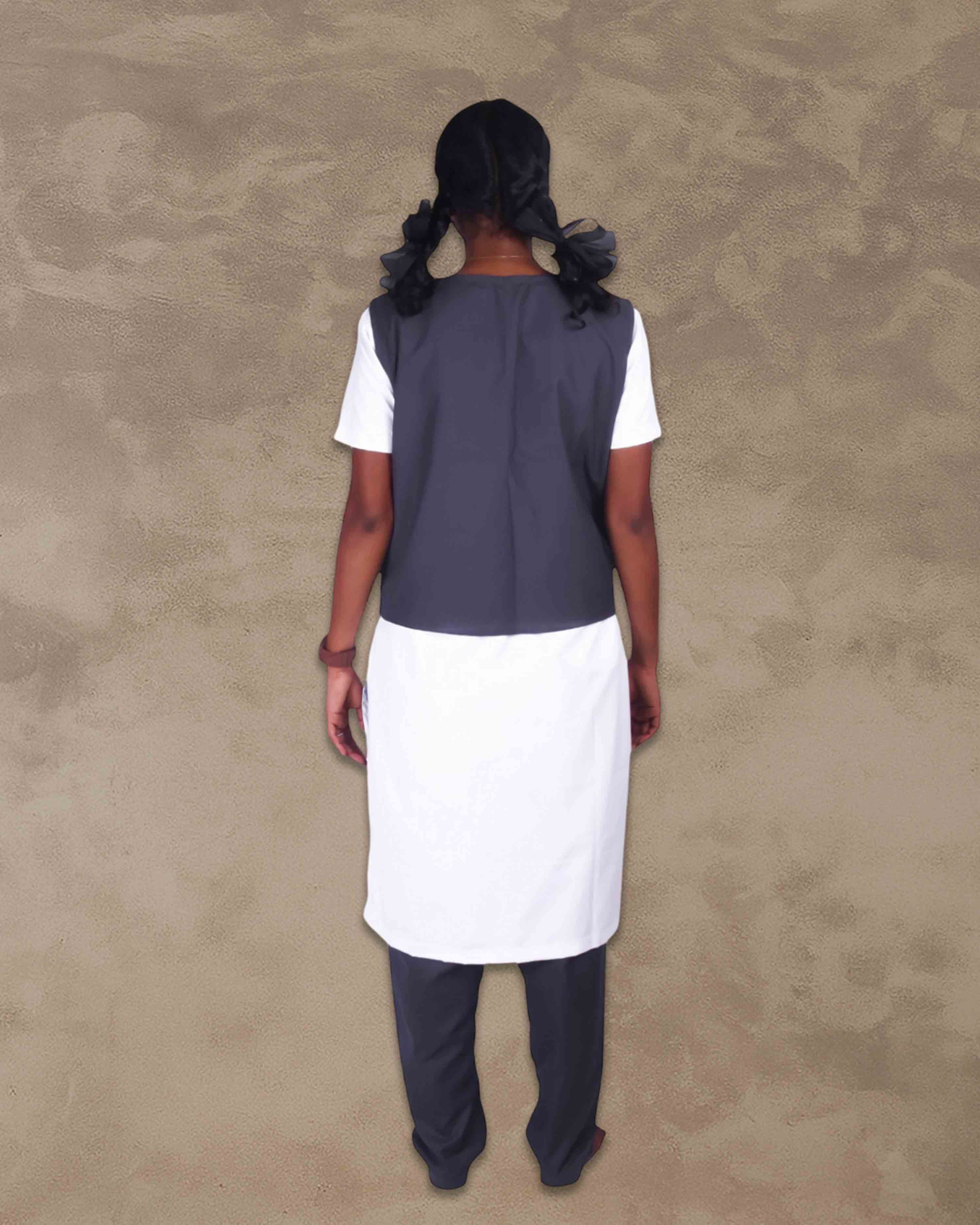 Uniform - OverCoat For Girls | Solid Uniform Waistcoat for Girls | Coat for Students | Refer to The Size Chart in The Product Image Before Ordering
