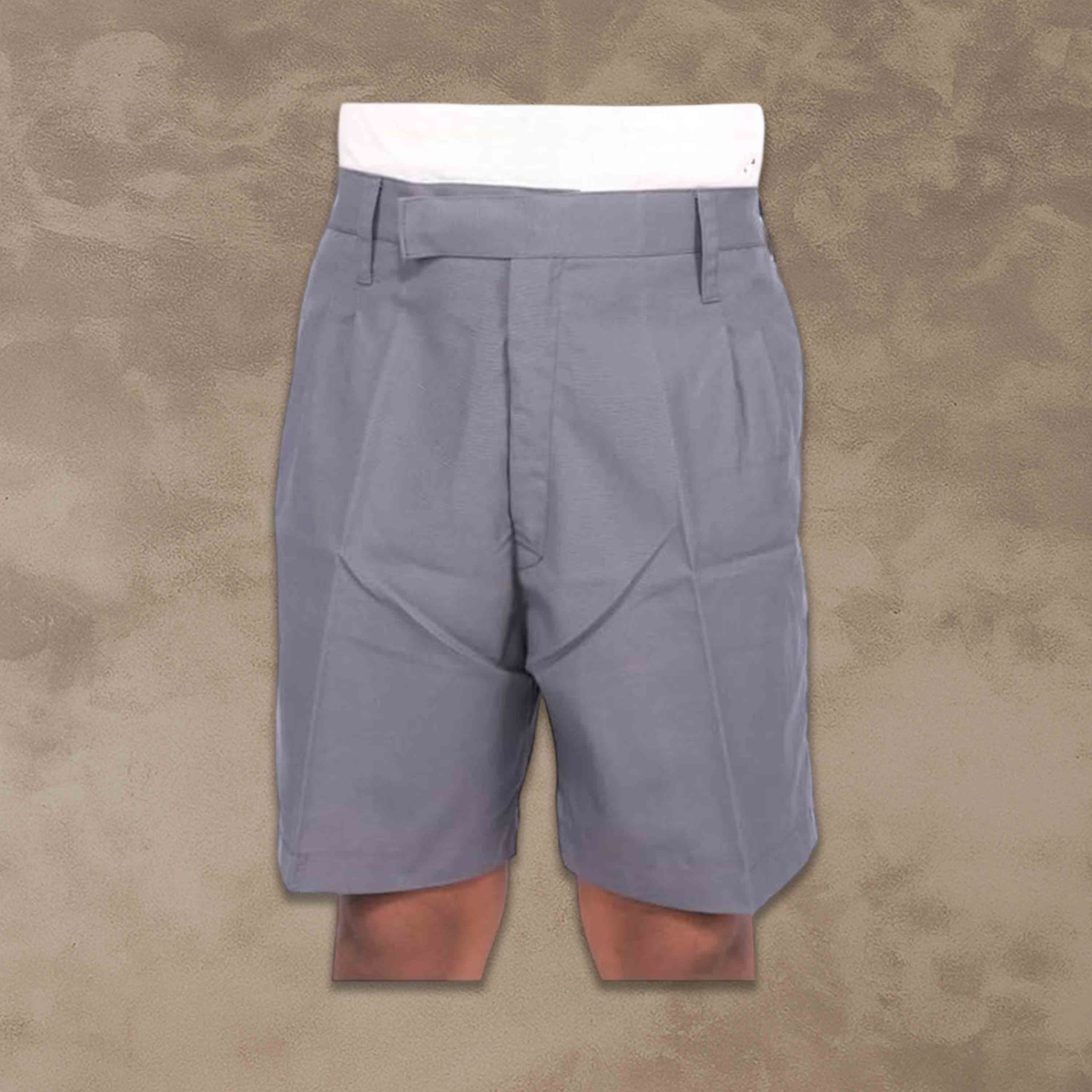 Kendriya Vidyalaya School Uniform half pant for boys grey