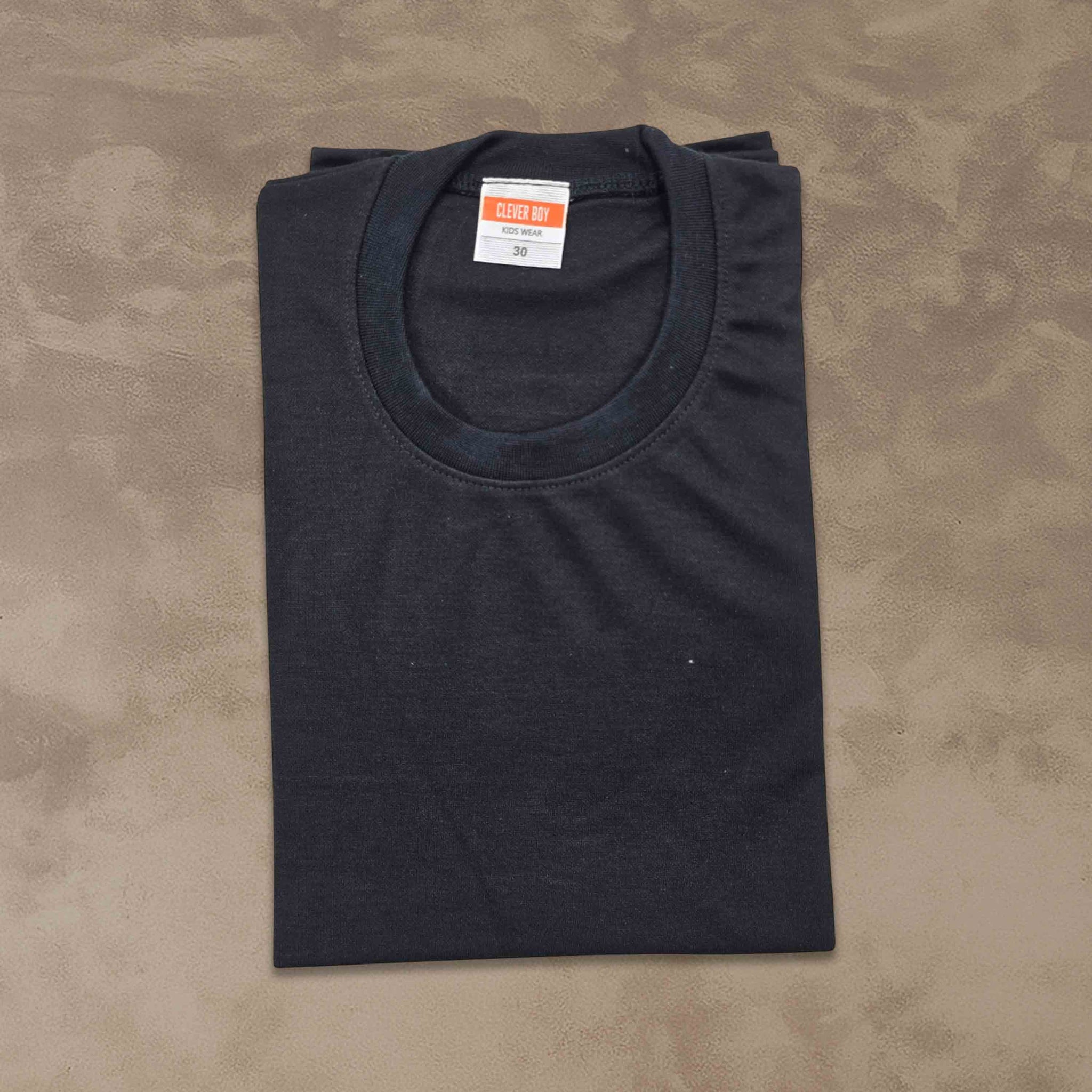 Boy's Regular Fit T-Shirt | Plain Casual Wear Round Neck Half Sleeve Premium Cotton Kids T-Shirts for Boys and Girls