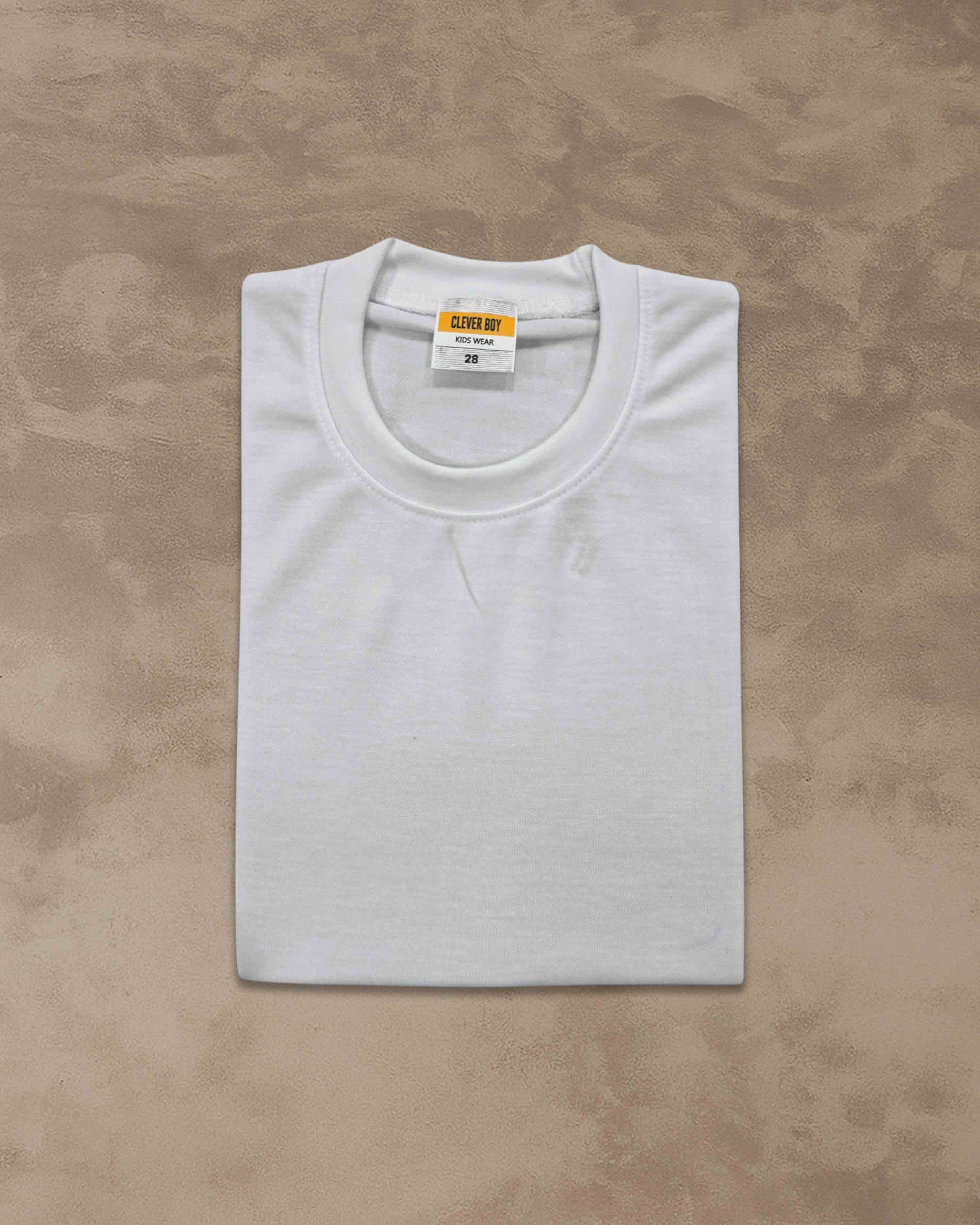 Boy's Regular Fit T-Shirt | Plain Casual Wear Round Neck Half Sleeve Premium Cotton Kids T-Shirts for Boys and Girls