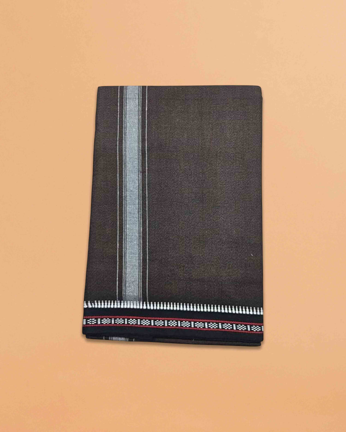 kerala Thalapathy Border Colour Dhoti-brown