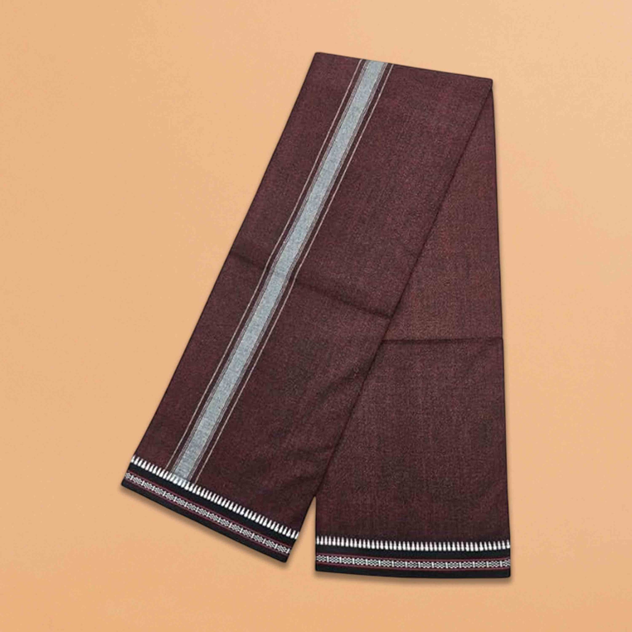 kerala Thalapathy Border Colour Dhoti-Maroon