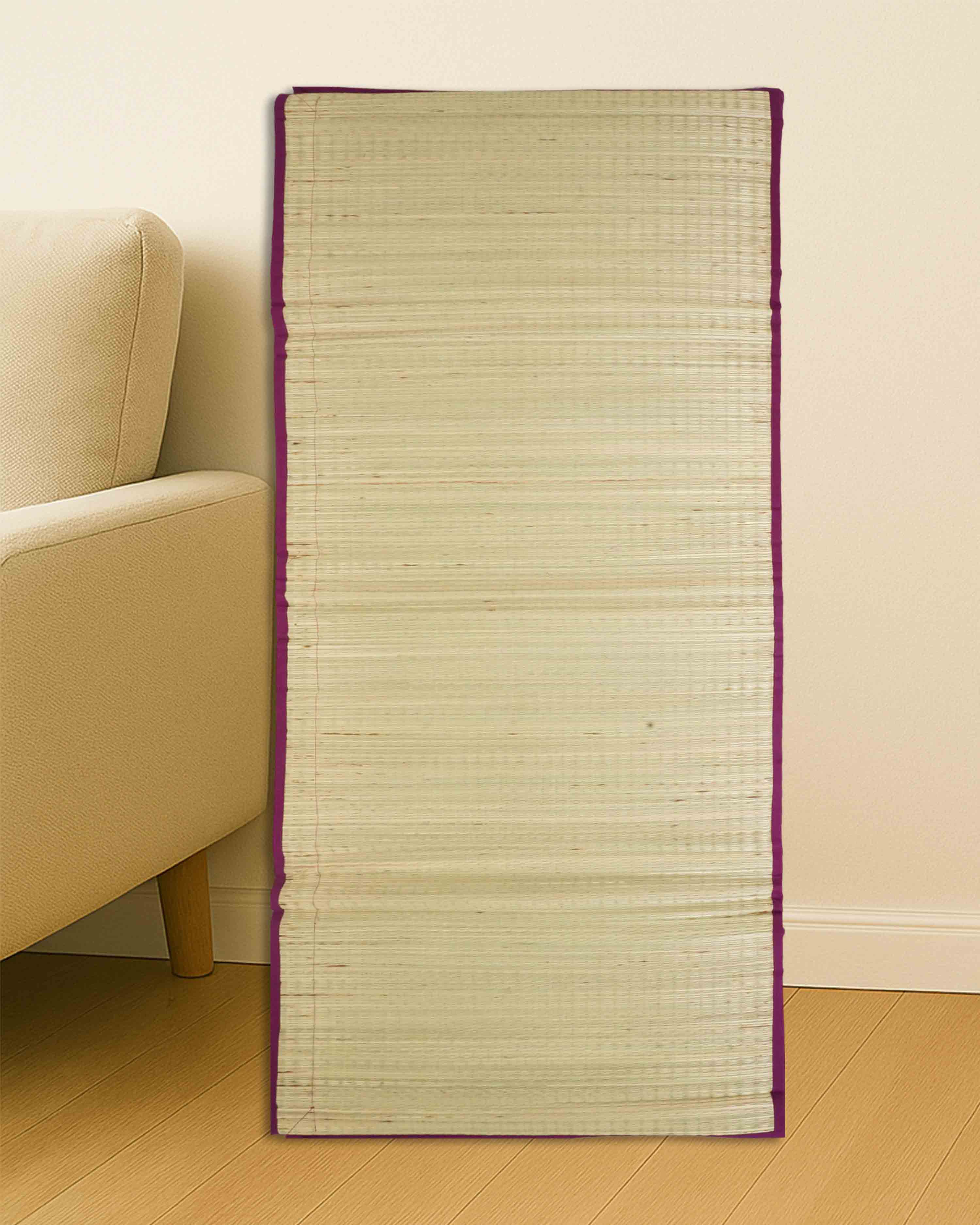 Kora Grass Cushion Sleep Healthy, Easy Portable and Folding Mat(20 Mm Thickness, Urban Tribe)