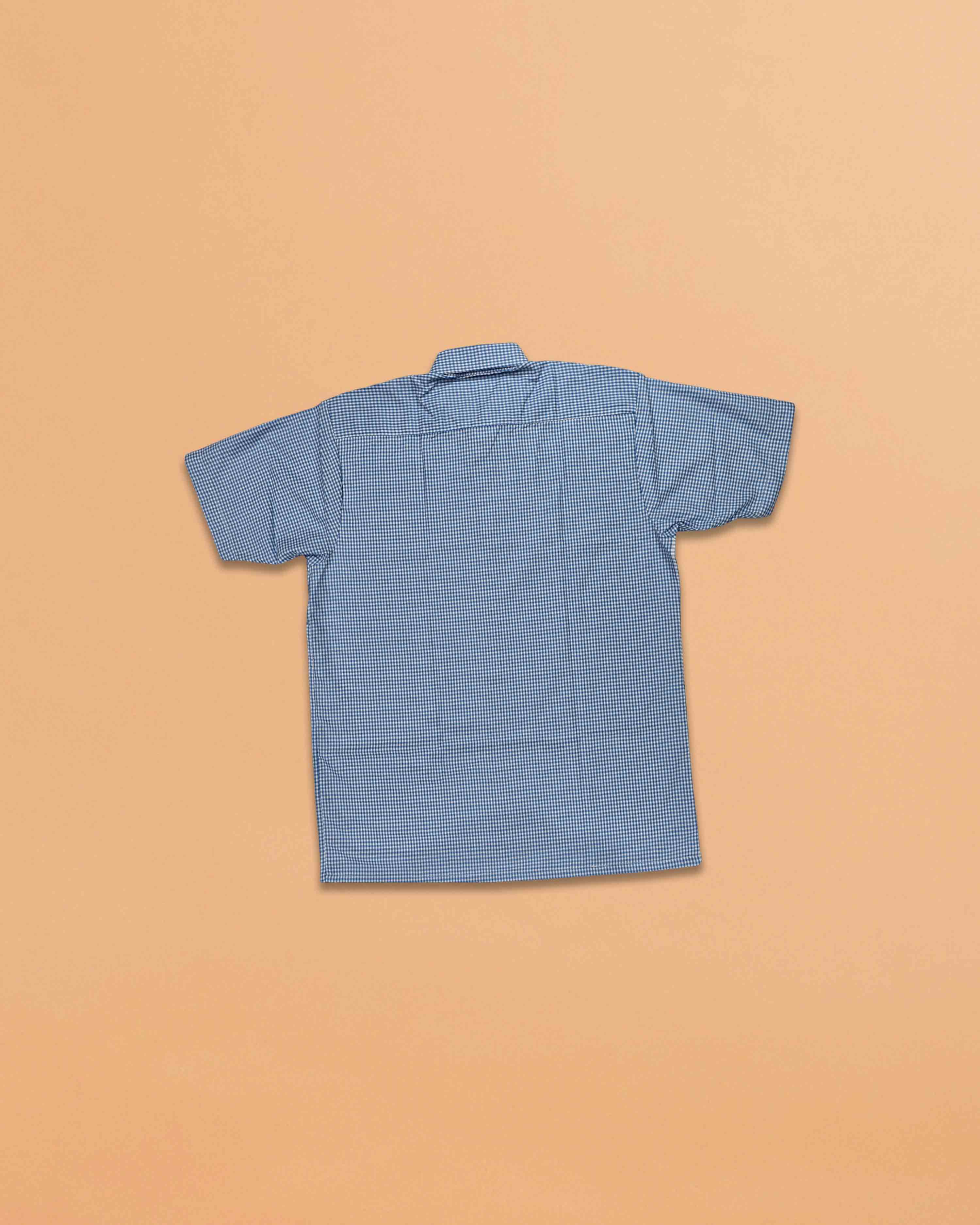 School Uniform for kids | Formal Uniform Shirts for Boys/Girls | Readymade Stitched Shirt for Students-Light Blue Shirt