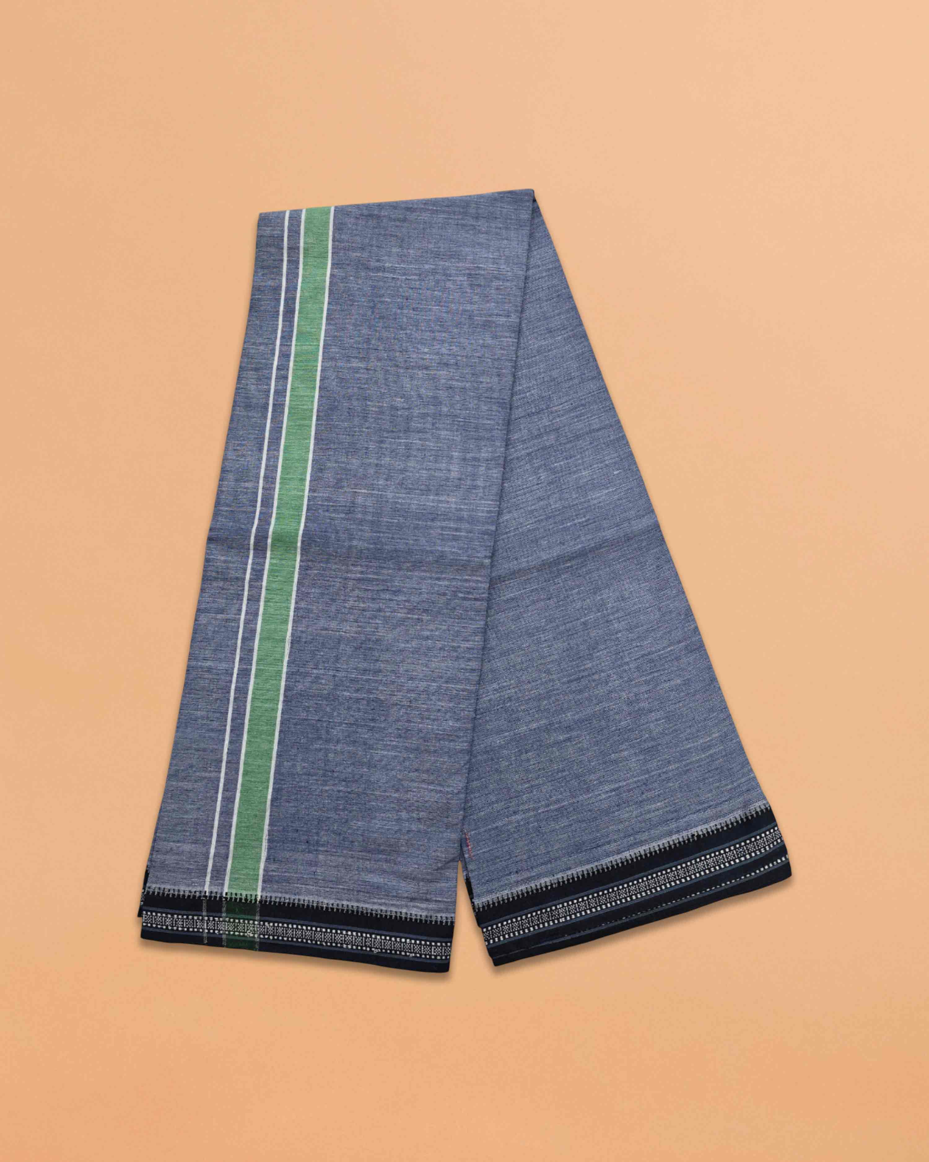 Men's Cotton Home Wear Handloom Dhoti's Colour Dhoti | Kerala Thalapathi Border Single/Kavi Mundus | Men's Temple Wear | Devotional Wear | Pure Cotton Dhoti