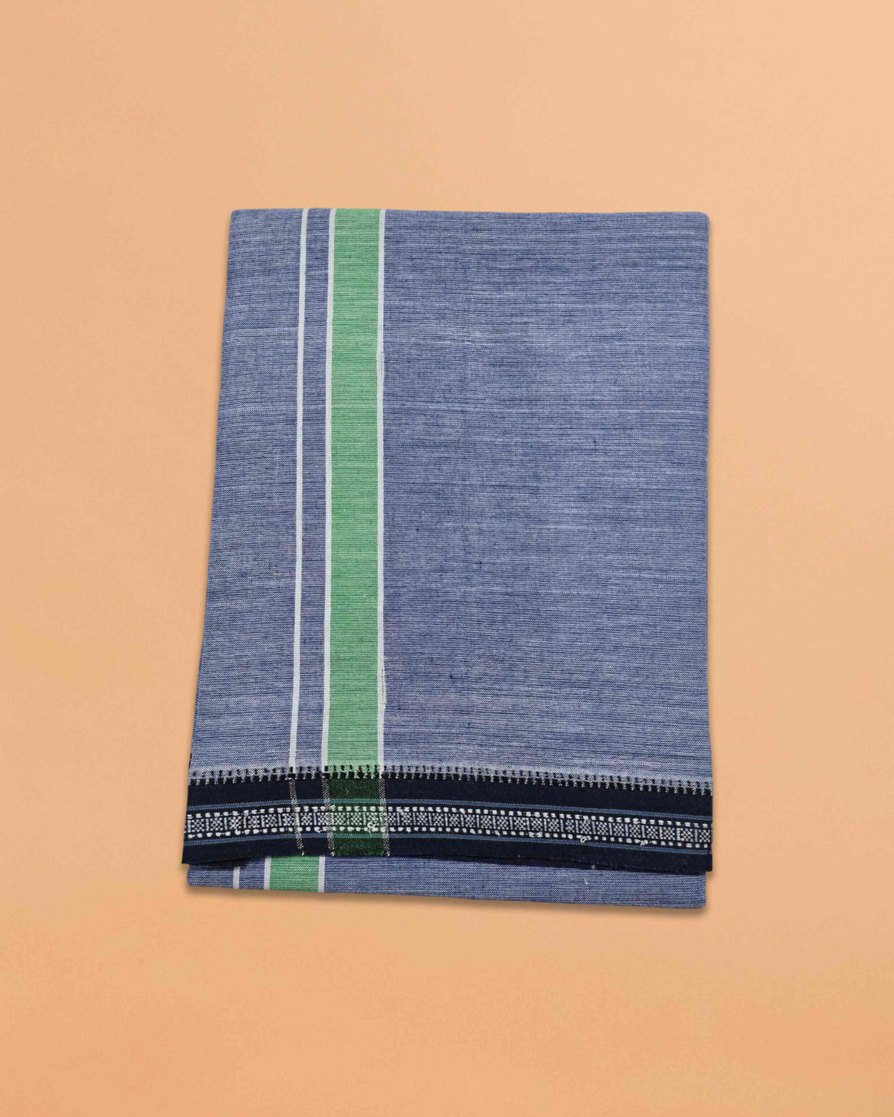 Men's Cotton Home Wear Handloom Dhoti's Colour Dhoti | Kerala Thalapathi Border Single/Kavi Mundus | Men's Temple Wear | Devotional Wear | Pure Cotton Dhoti