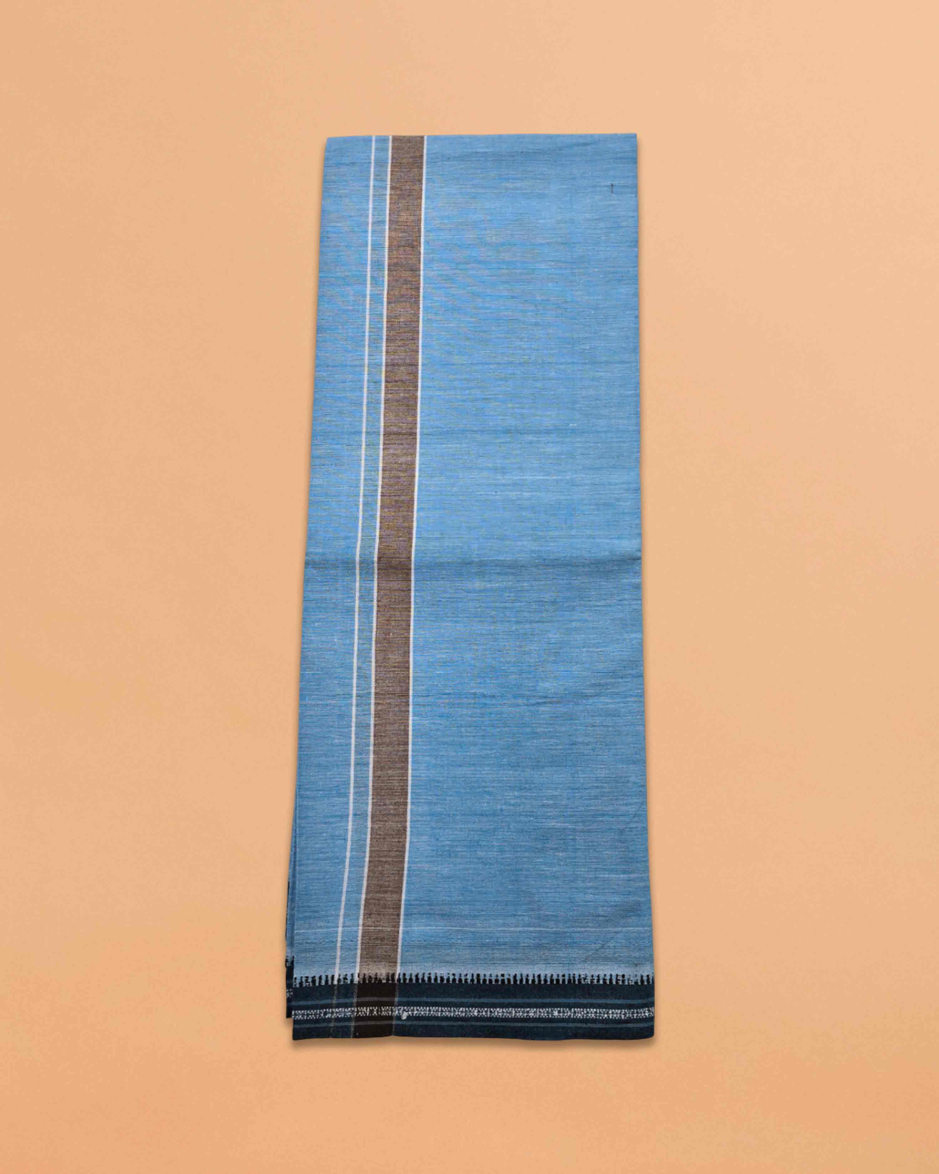 Men's Cotton Home Wear Handloom Dhoti's Colour Dhoti | Kerala Thalapathi Border Single/Kavi Mundus | Men's Temple Wear | Devotional Wear | Pure Cotton Dhoti
