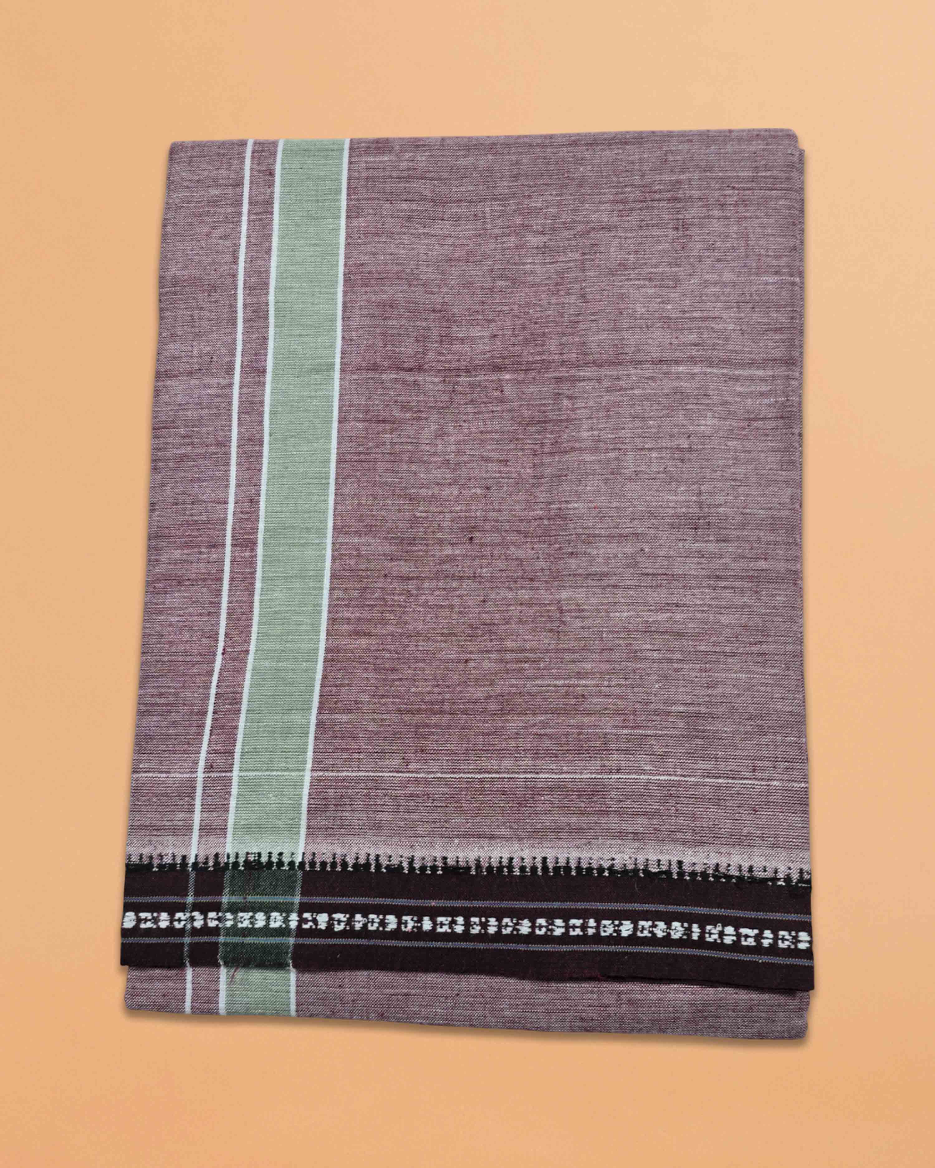 Men's Cotton Home Wear Handloom Dhoti's Colour Dhoti | Kerala Thalapathi Border Single/Kavi Mundus | Men's Temple Wear | Devotional Wear | Pure Cotton Dhoti