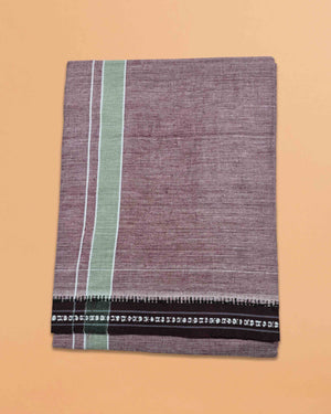 Men's Cotton Home Wear Handloom Dhoti's Colour Dhoti | Kerala Thalapathi Border Single/Kavi Mundus | Men's Temple Wear | Devotional Wear | Pure Cotton Dhoti