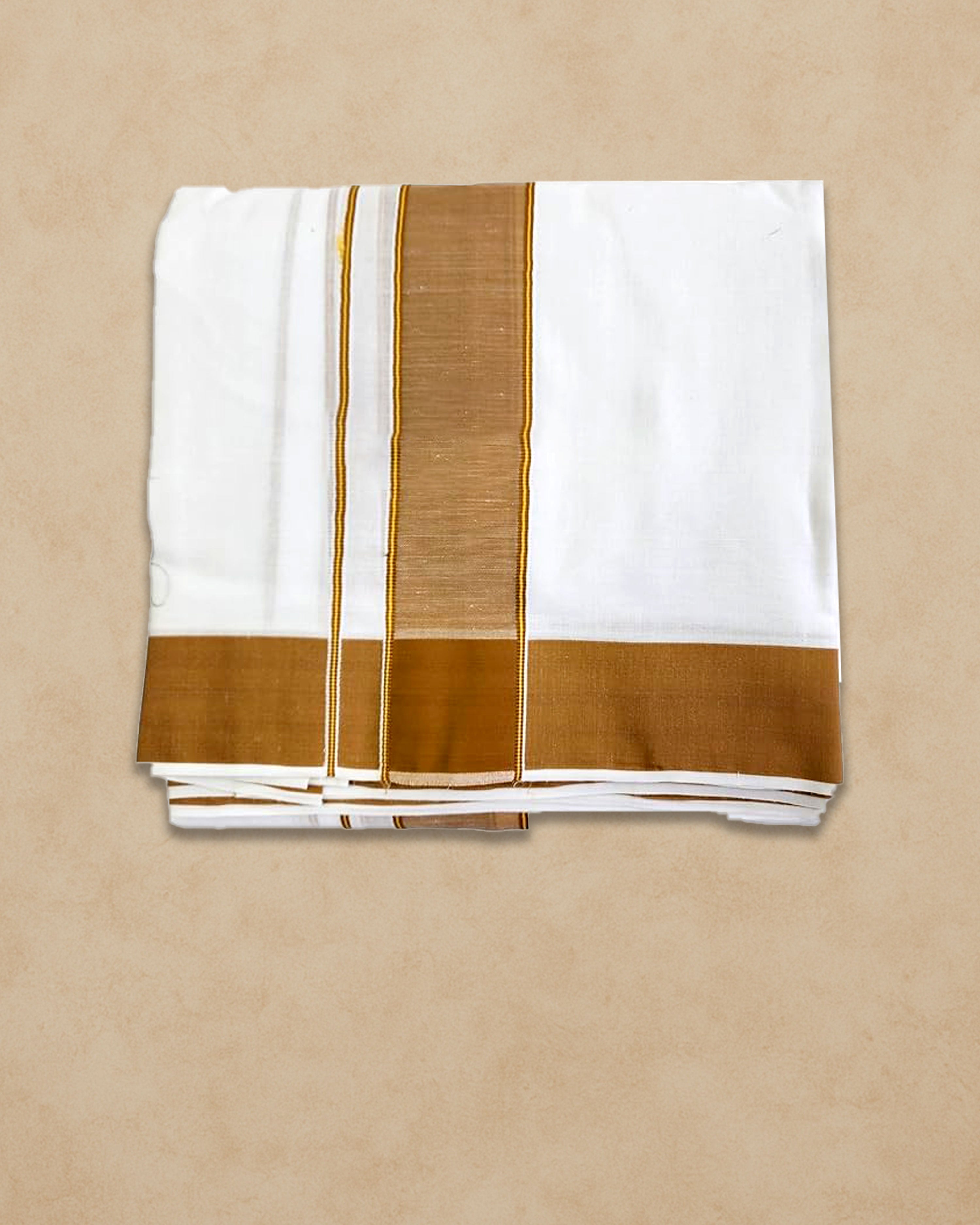 Panchakacham Dhoti (9x5), (10x6) - Musturd