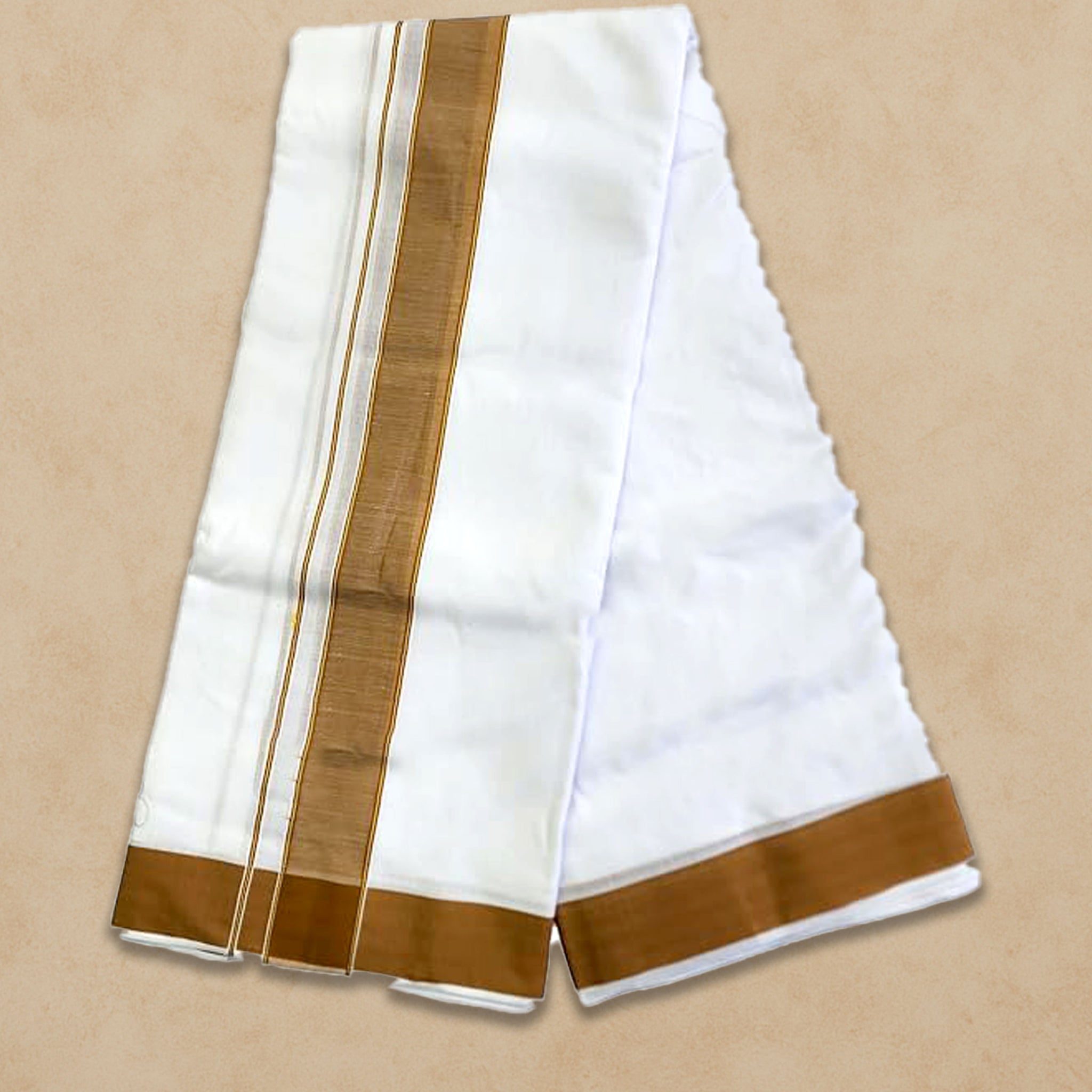 Panchakacham Dhoti (9x5), (10x6) - Musturd